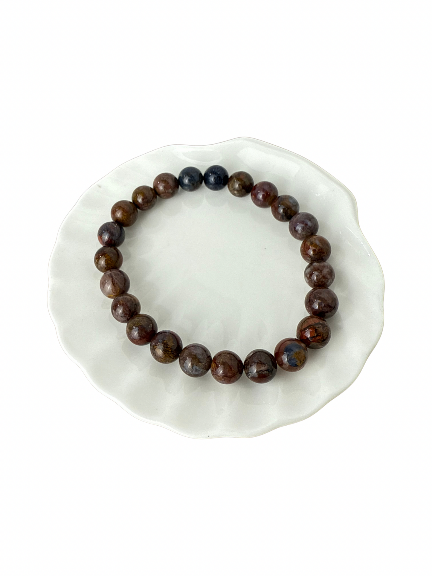 Pietersiet kogelarmband 8 mm