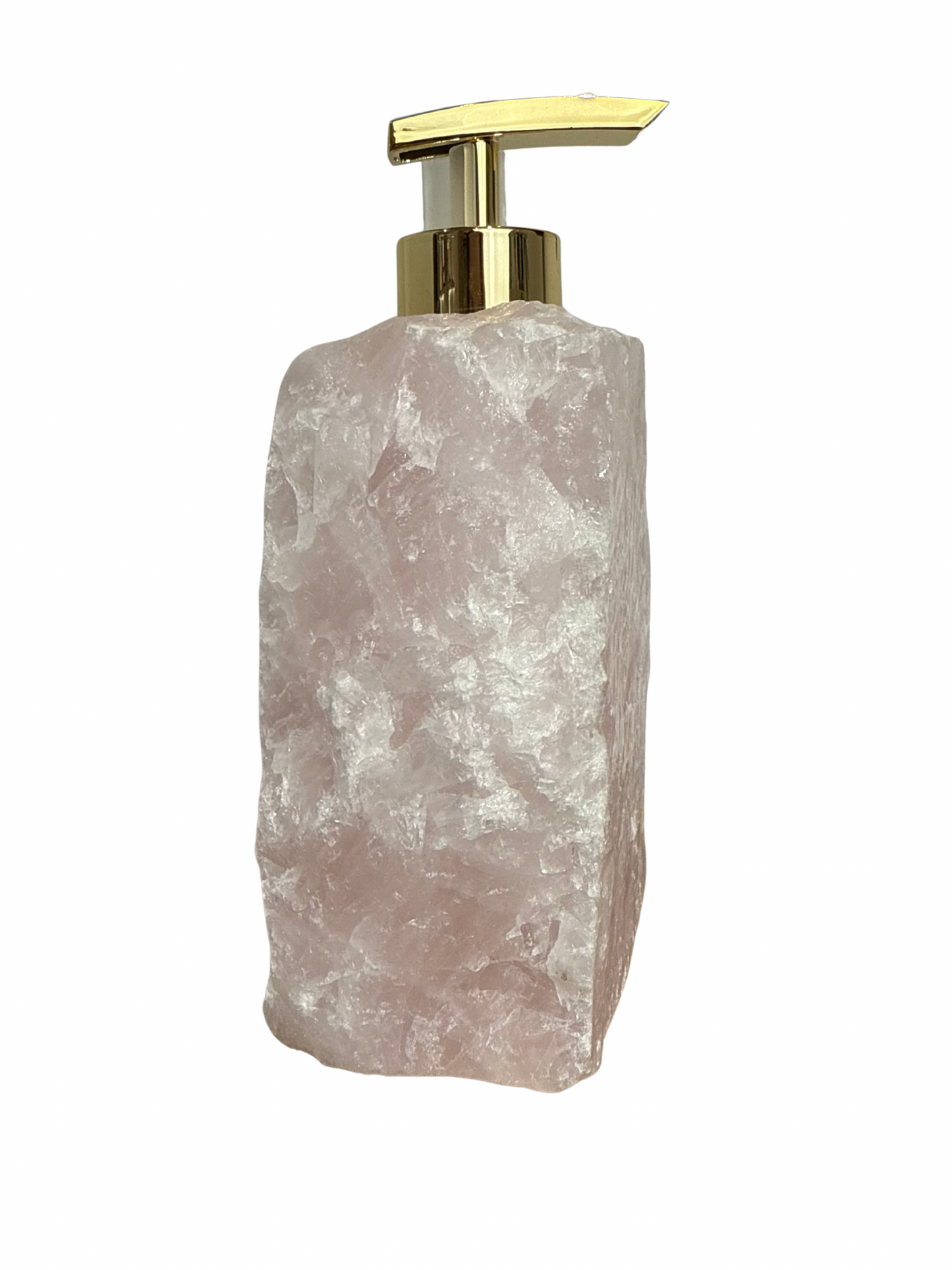 Zeeppomp van Rozenkwarts goud 11