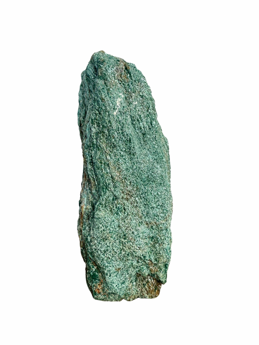 Ruwe Fuchsiet sculptuur op standvlak