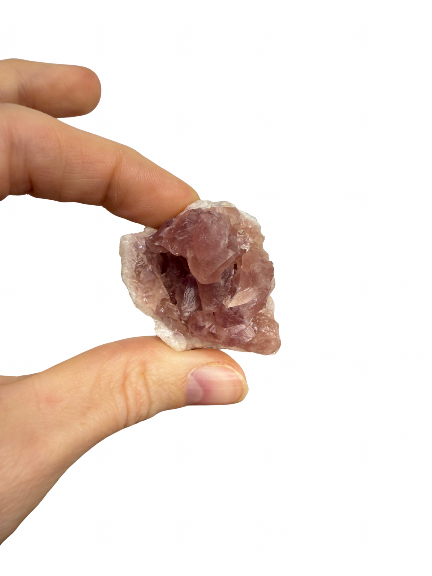 Roze Amethist geode uit Patagonië 3