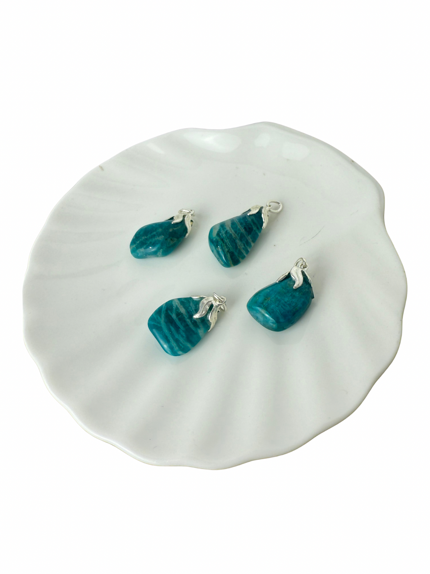 Olivia tumbled stone pendant Amazonite