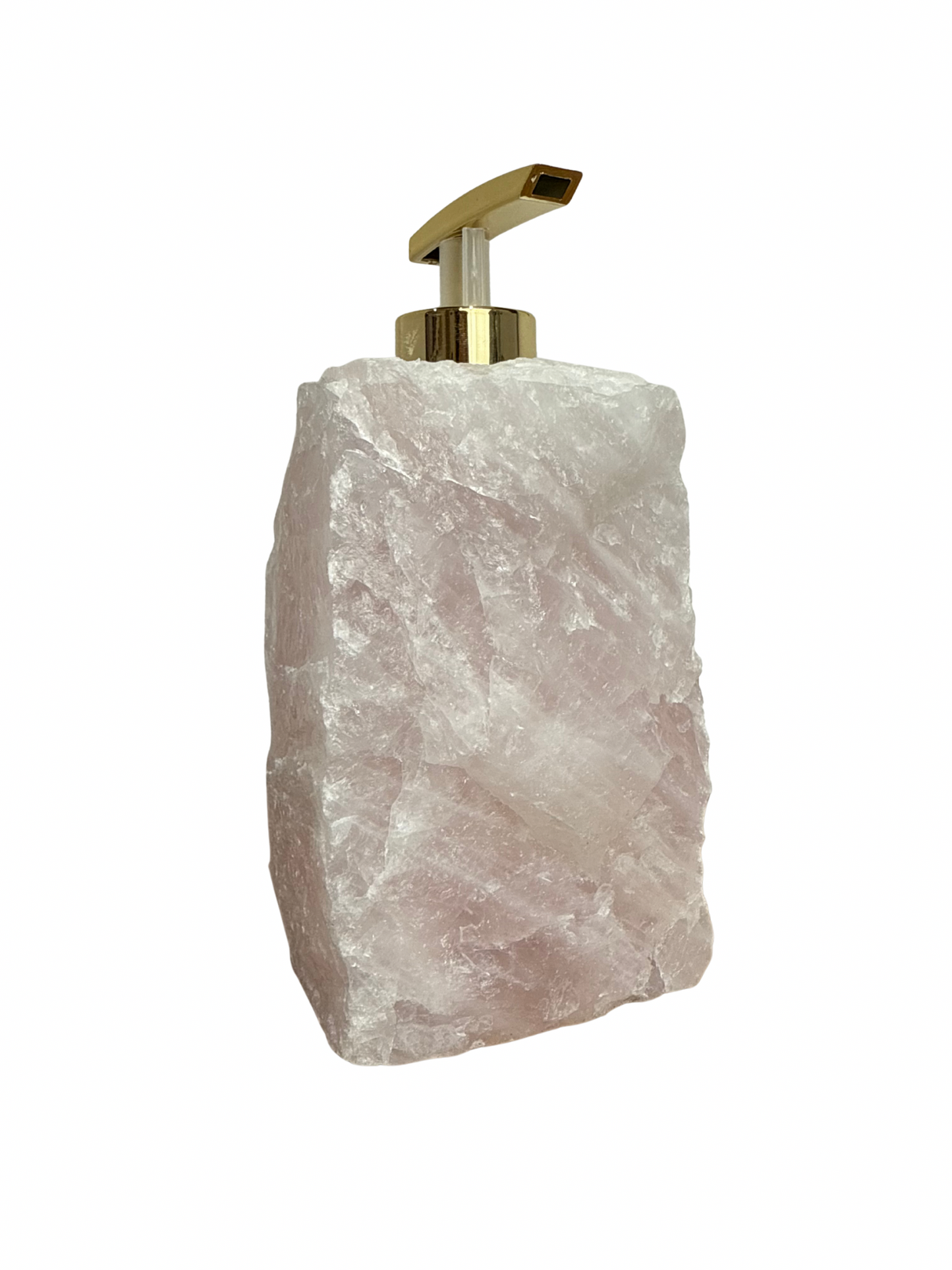 Zeeppomp van Rozenkwarts goud 1