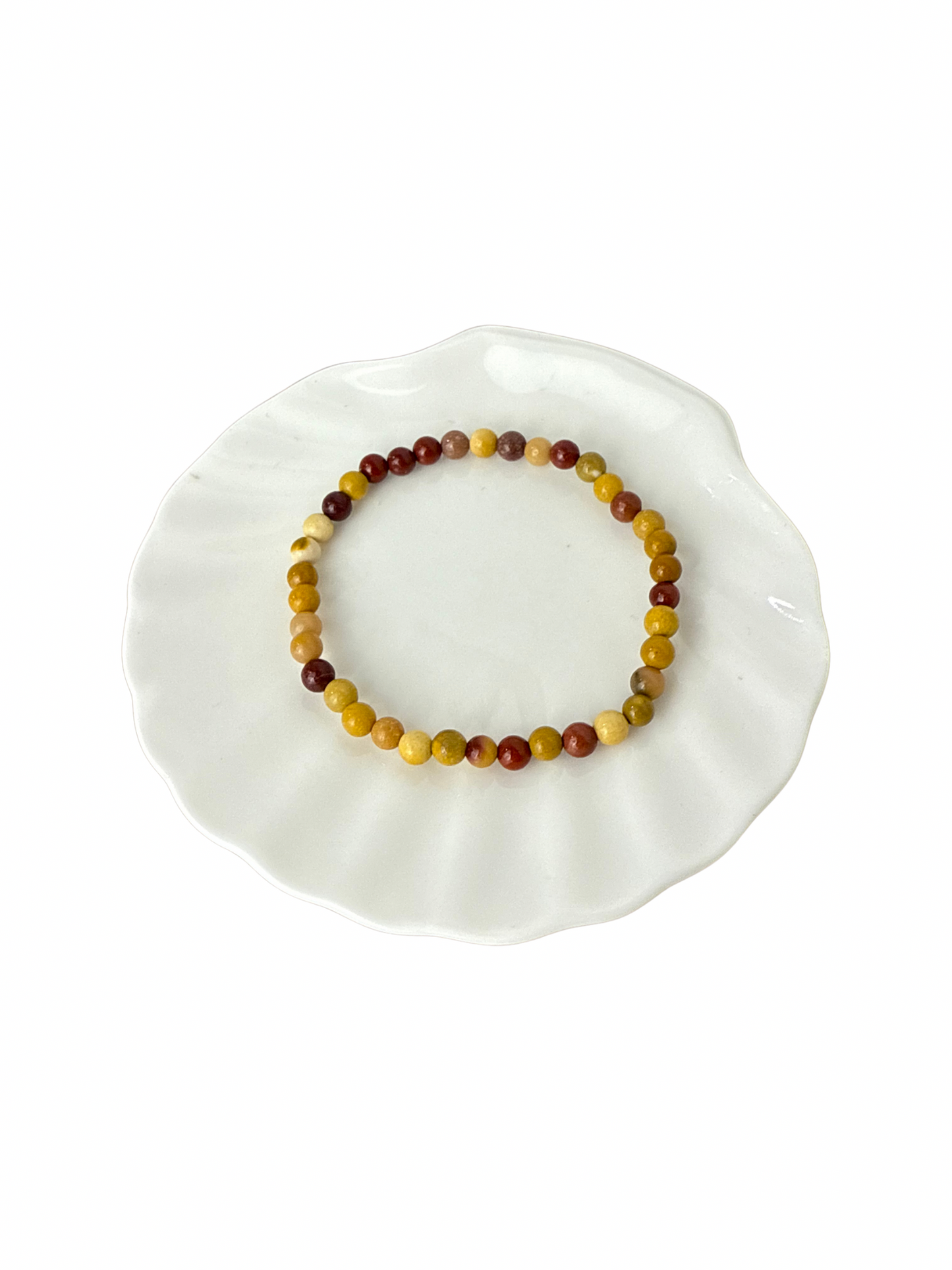 Mookaiet kogelarmband 4 mm