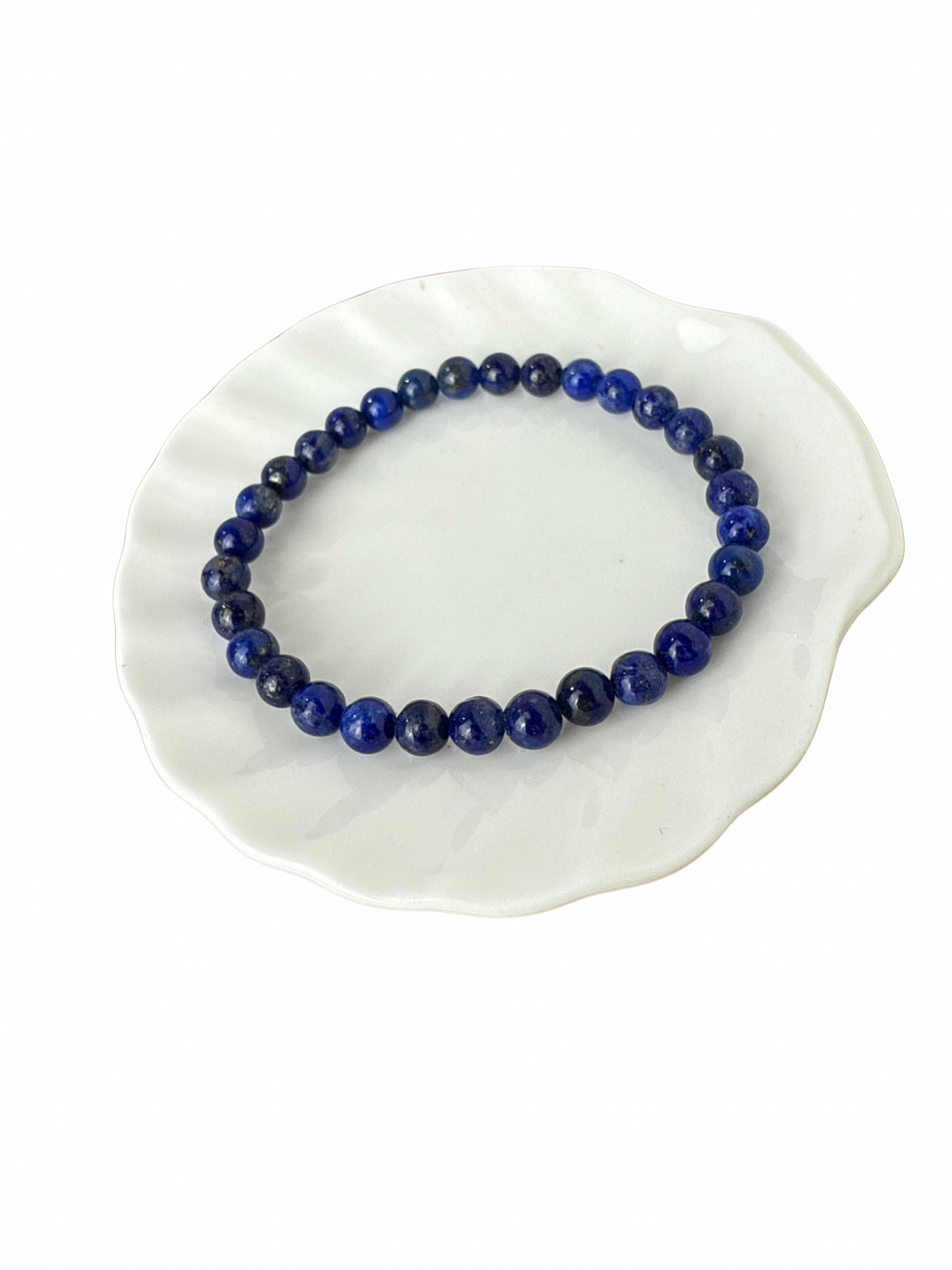 Lapis Lazuli armband kogel 6 mm