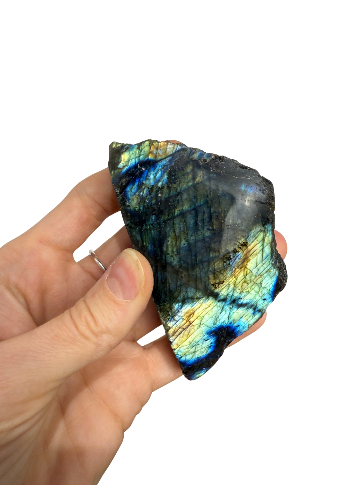 Labradoriet sculptuur half ruw 4