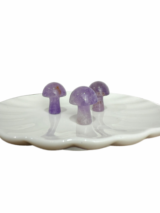 Amethist mini paddenstoel
