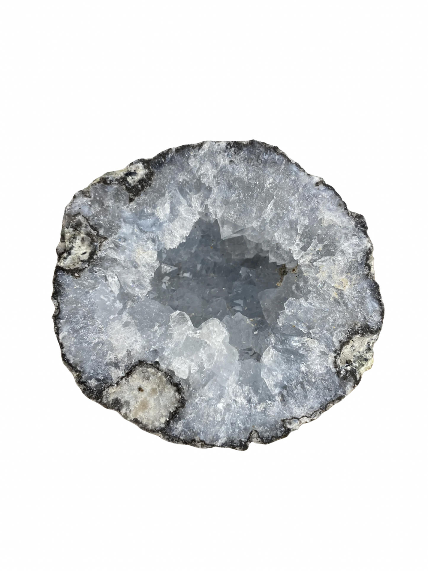 Blue Chalcedony (Blue Lace Agate) bracelet split