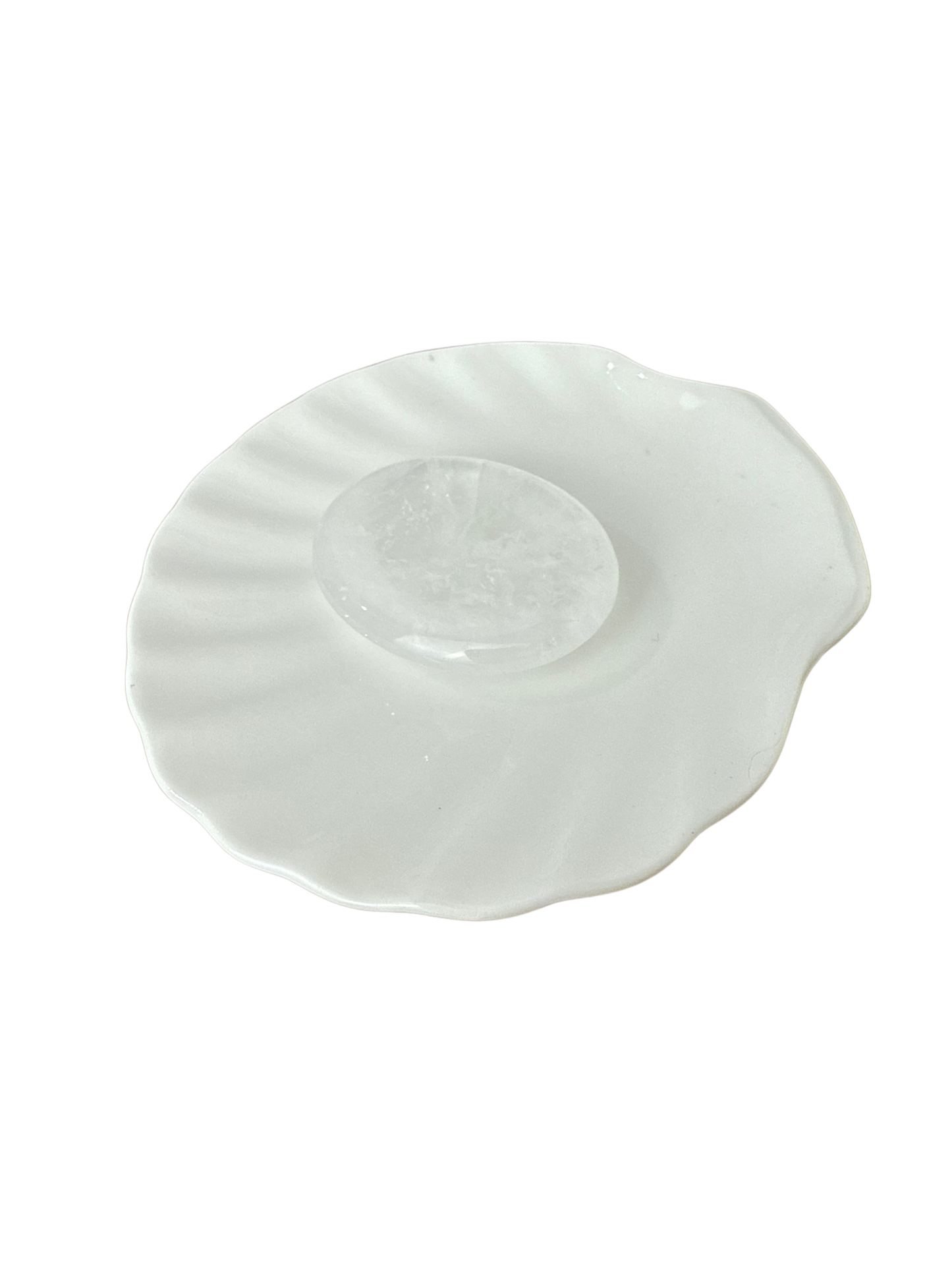 Bergkristal duimsteen (worry stone)