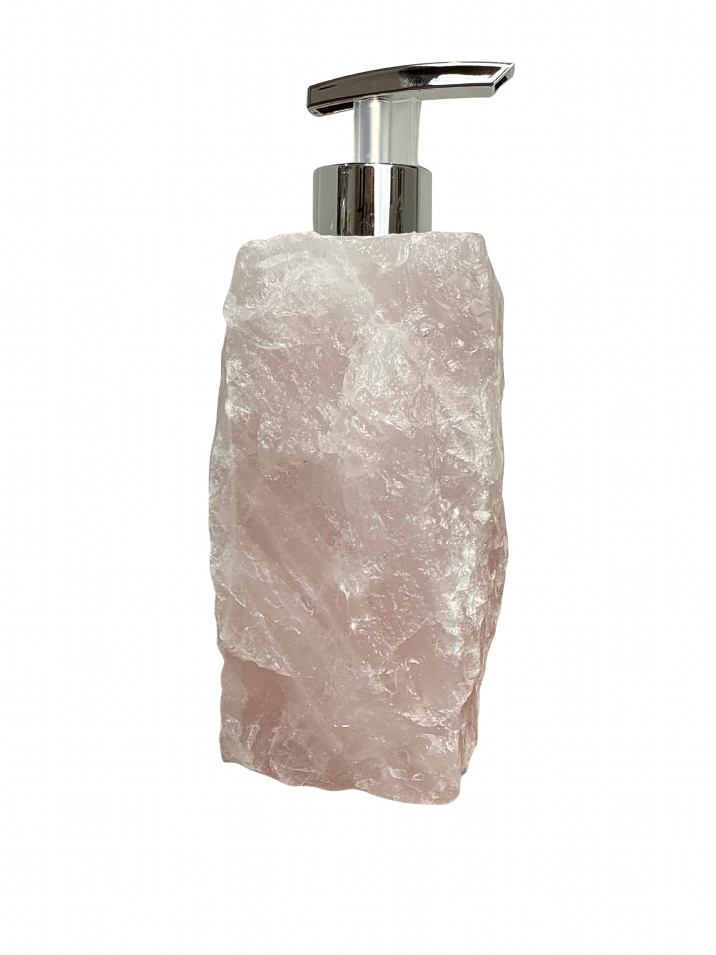 Zeeppomp van Rozenkwarts zilver 4