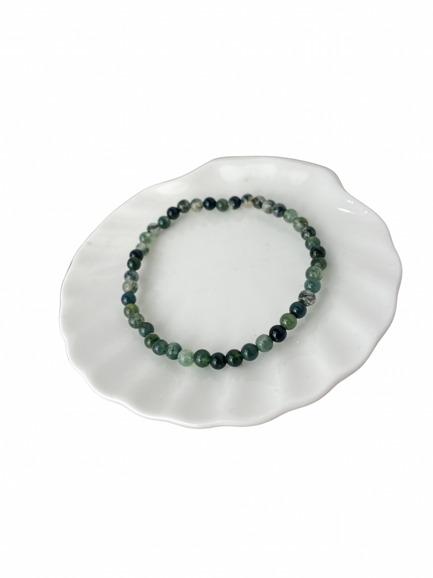 Mosagaat kogelarmband 4 mm