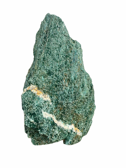 Ruwe Fuchsiet sculptuur op standvlak