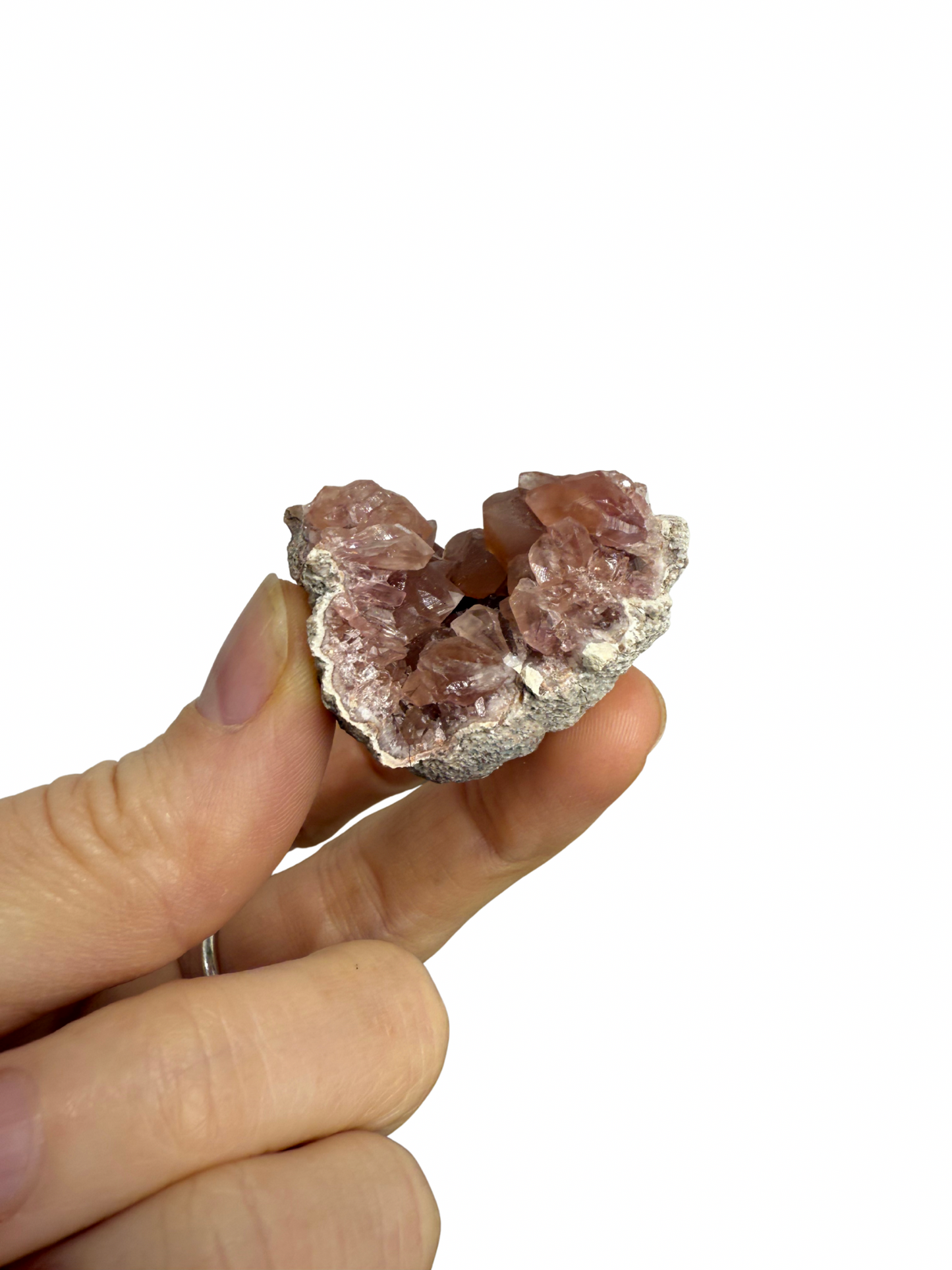Roze Amethist geode uit Patagonië 1