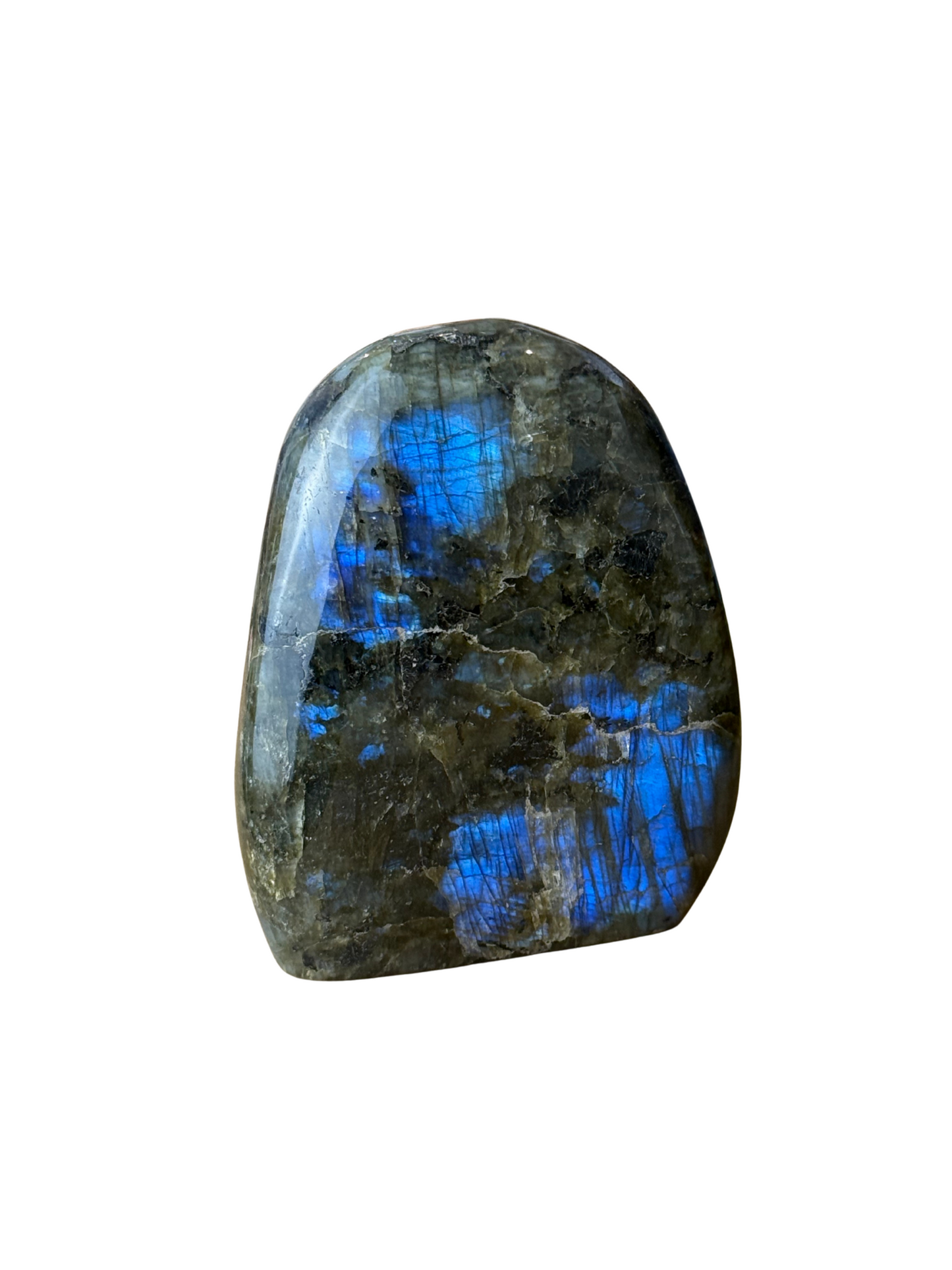 Labradorite sculpture polished