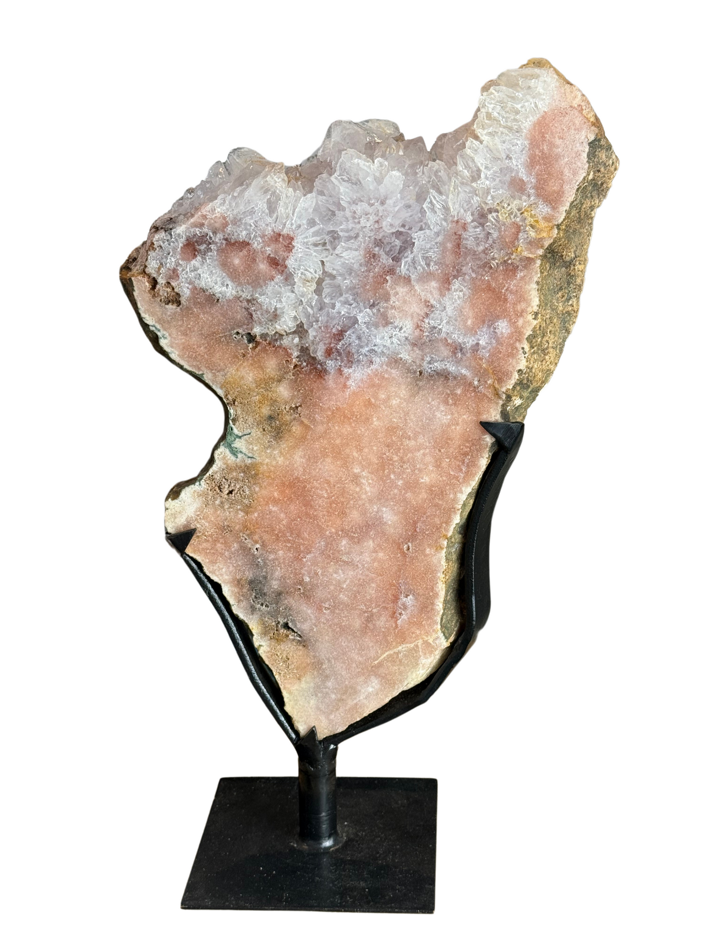 Roze Amethist (Chalcedoon) op standaard