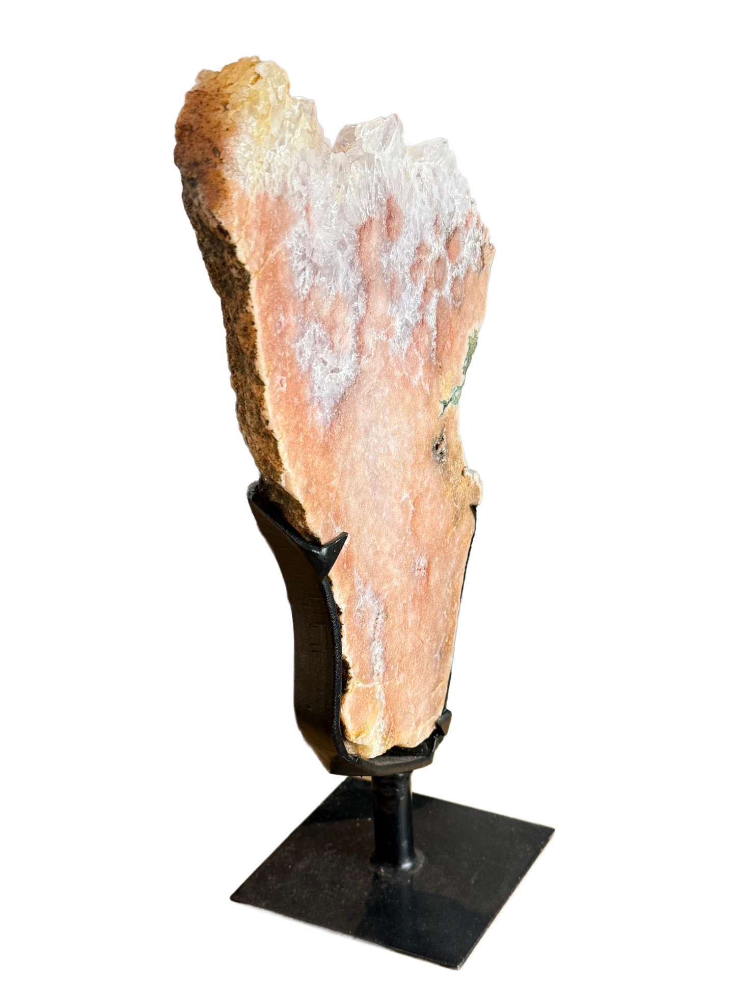 Roze Amethist (Chalcedoon) op standaard