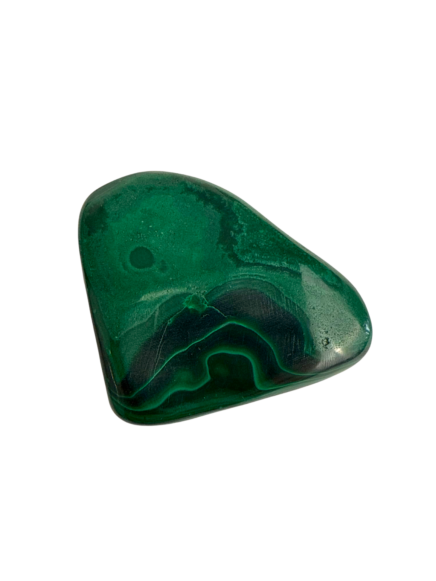 Malachite with Chrysocolla polished