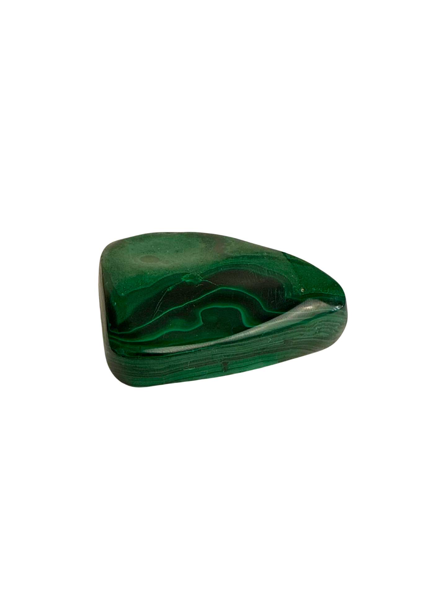 Malachite with Chrysocolla polished