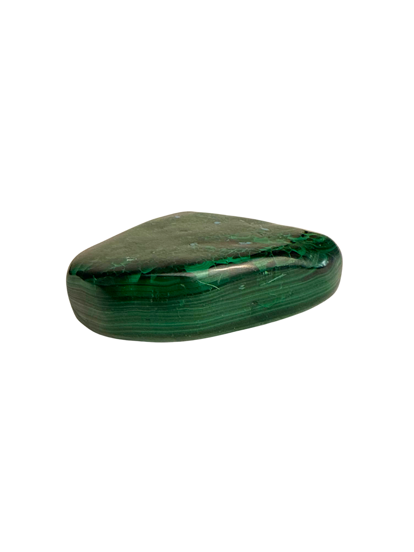 Malachite with Chrysocolla polished