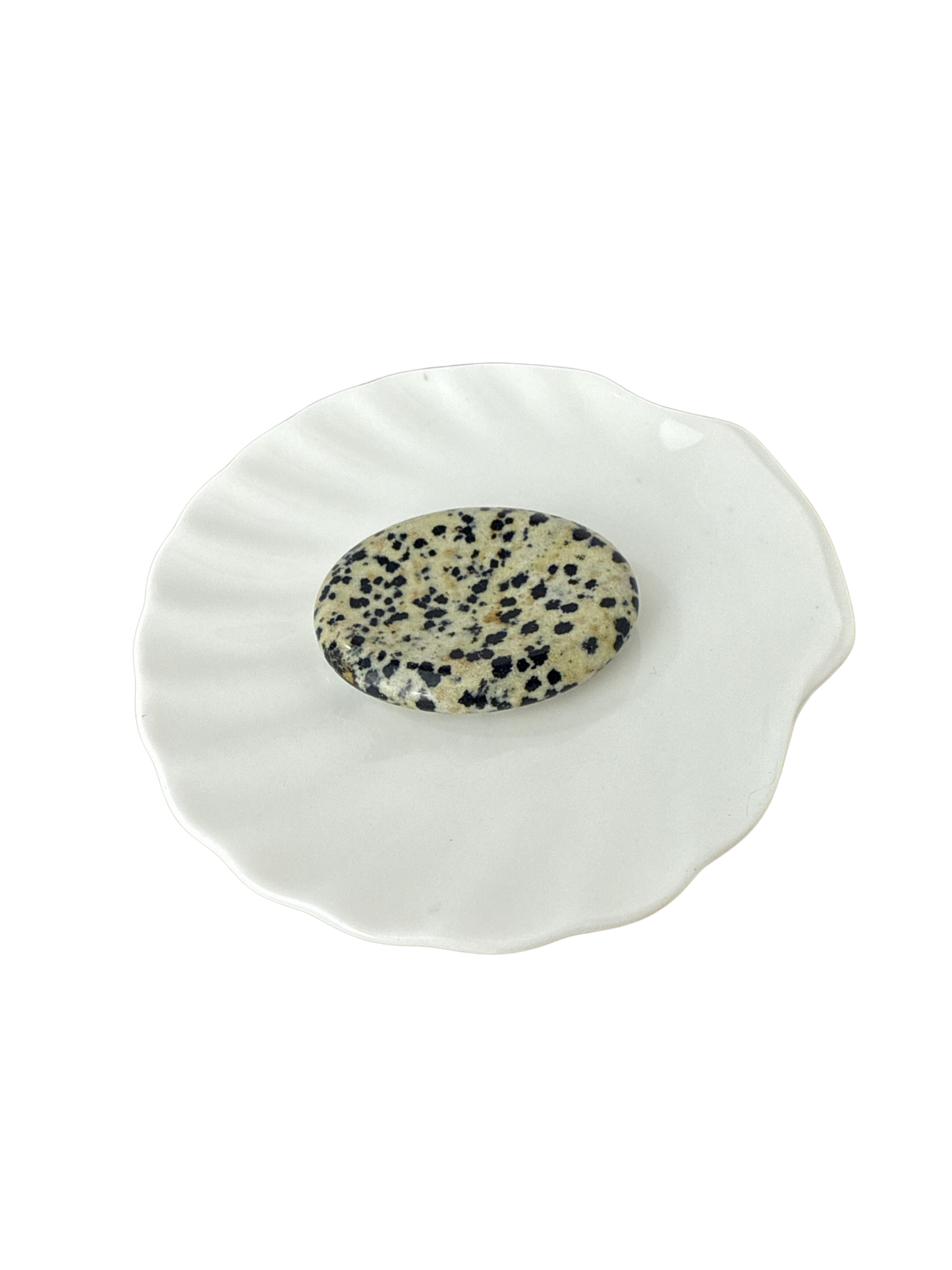 Dalmatiër Jaspis duimsteen (worry stone)