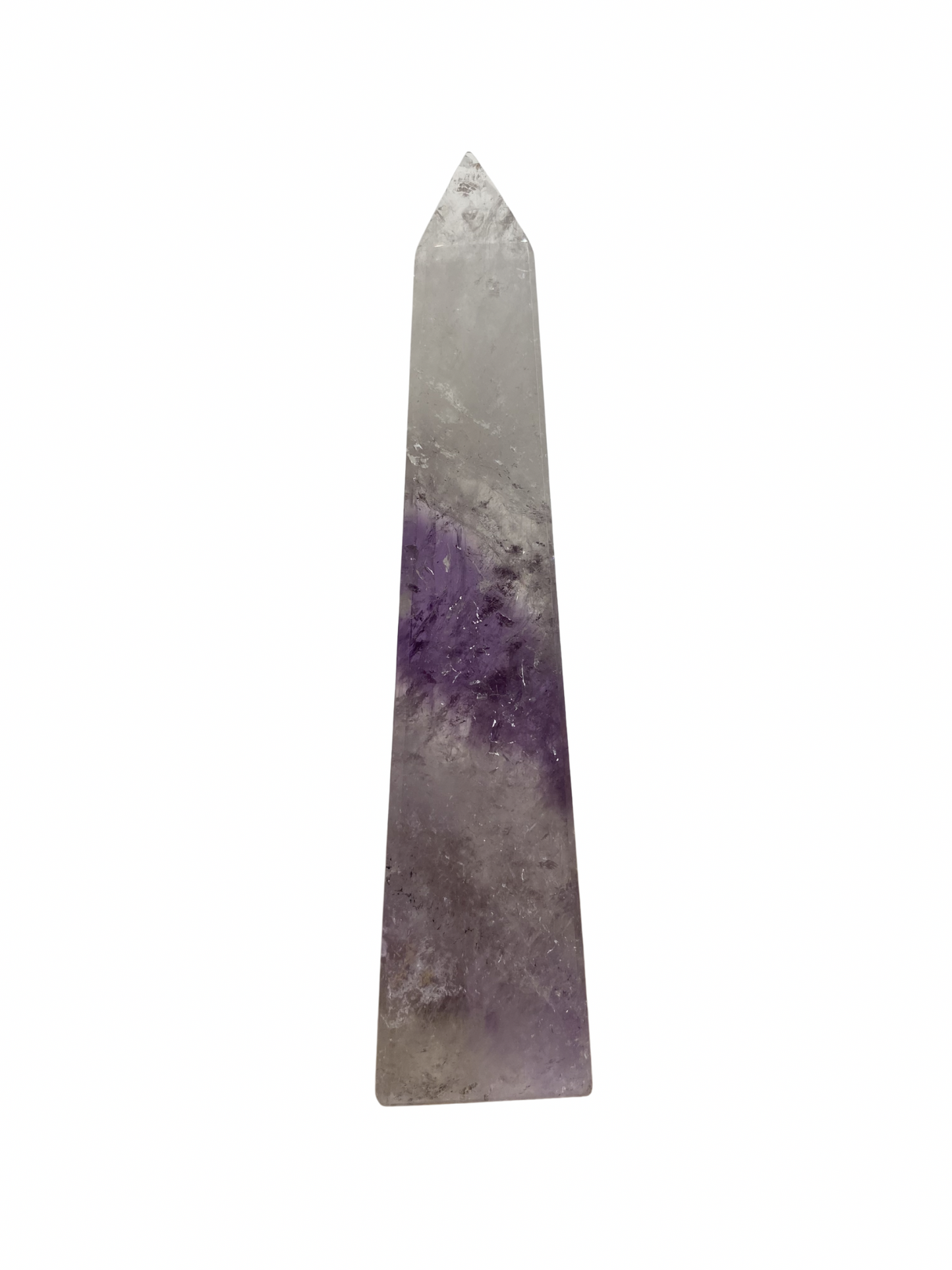 Bahia Amethist met Bergkristal toren