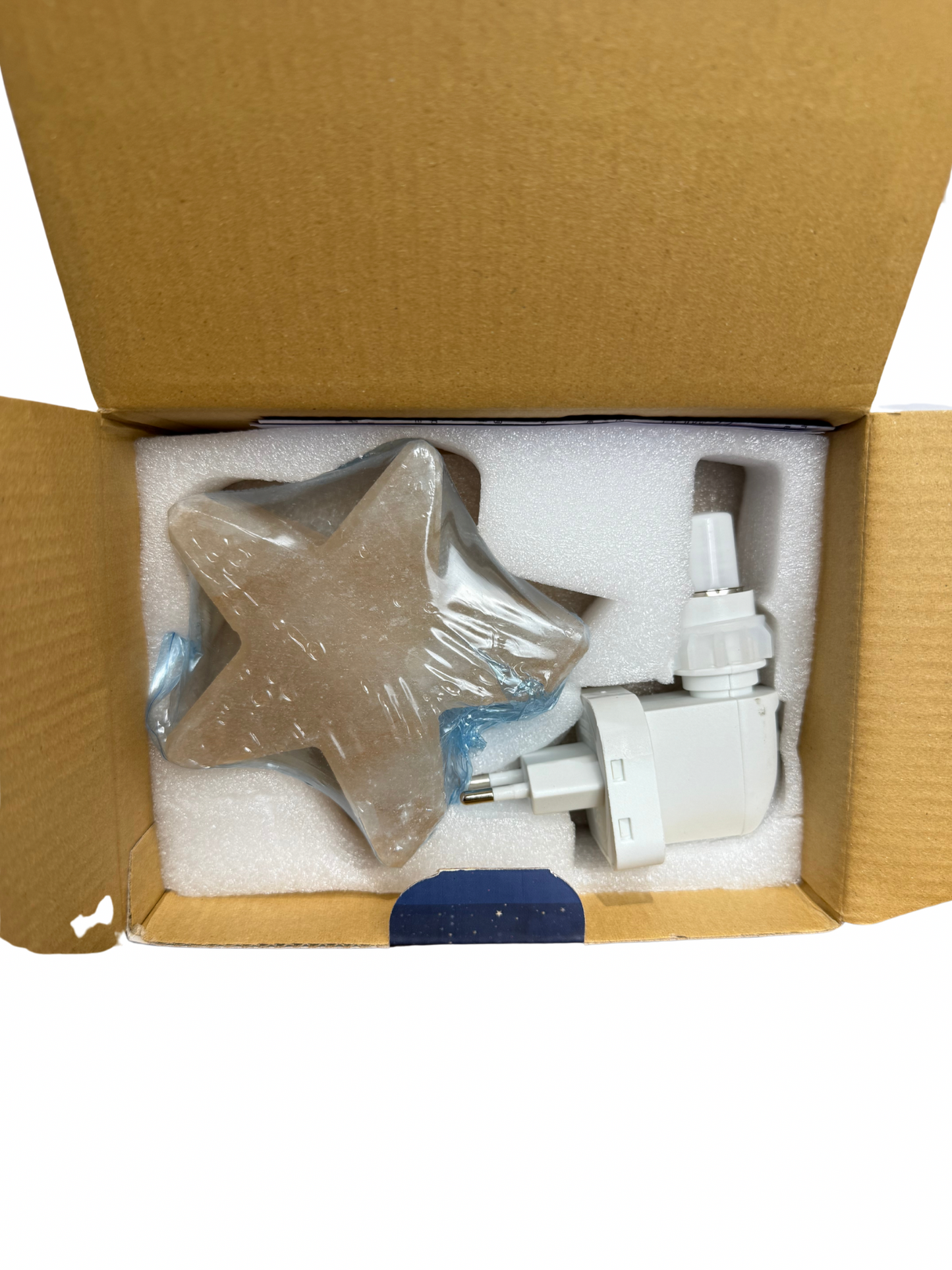 Himalaya nachtlampje ster oranje