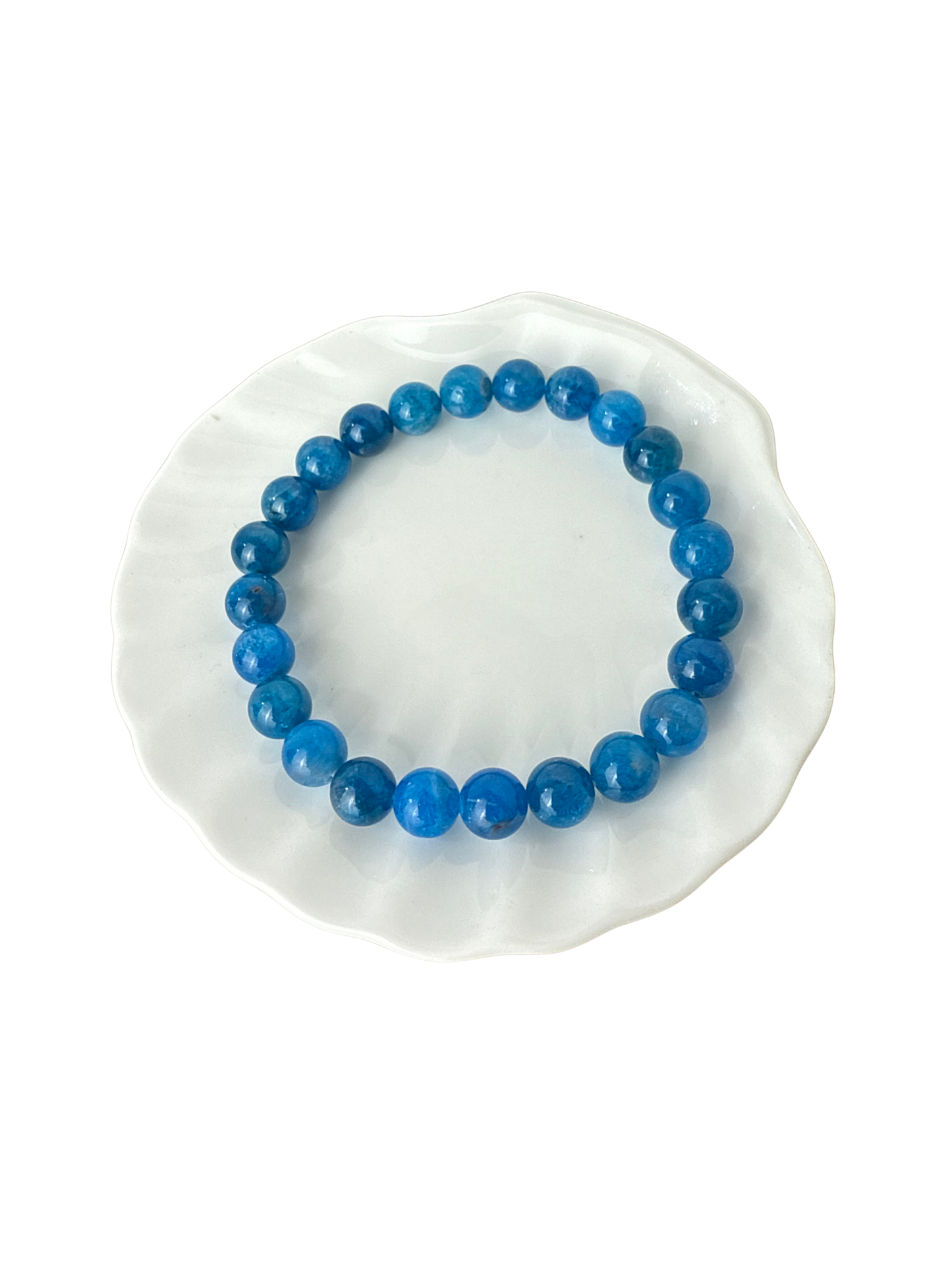 Apatiet kogelarmband 8 mm