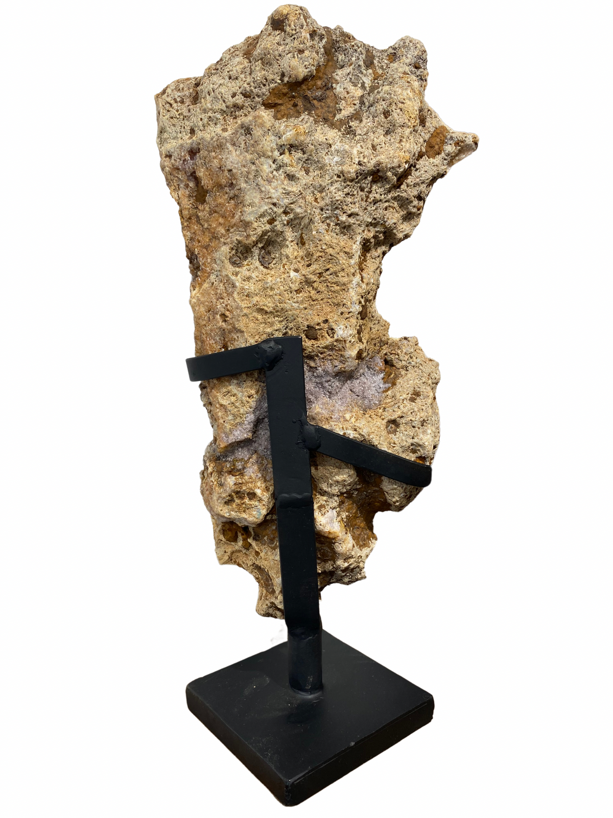 Roze Amethist (Chalcedoon) op standaard (Brazilië) | 2,2 kg