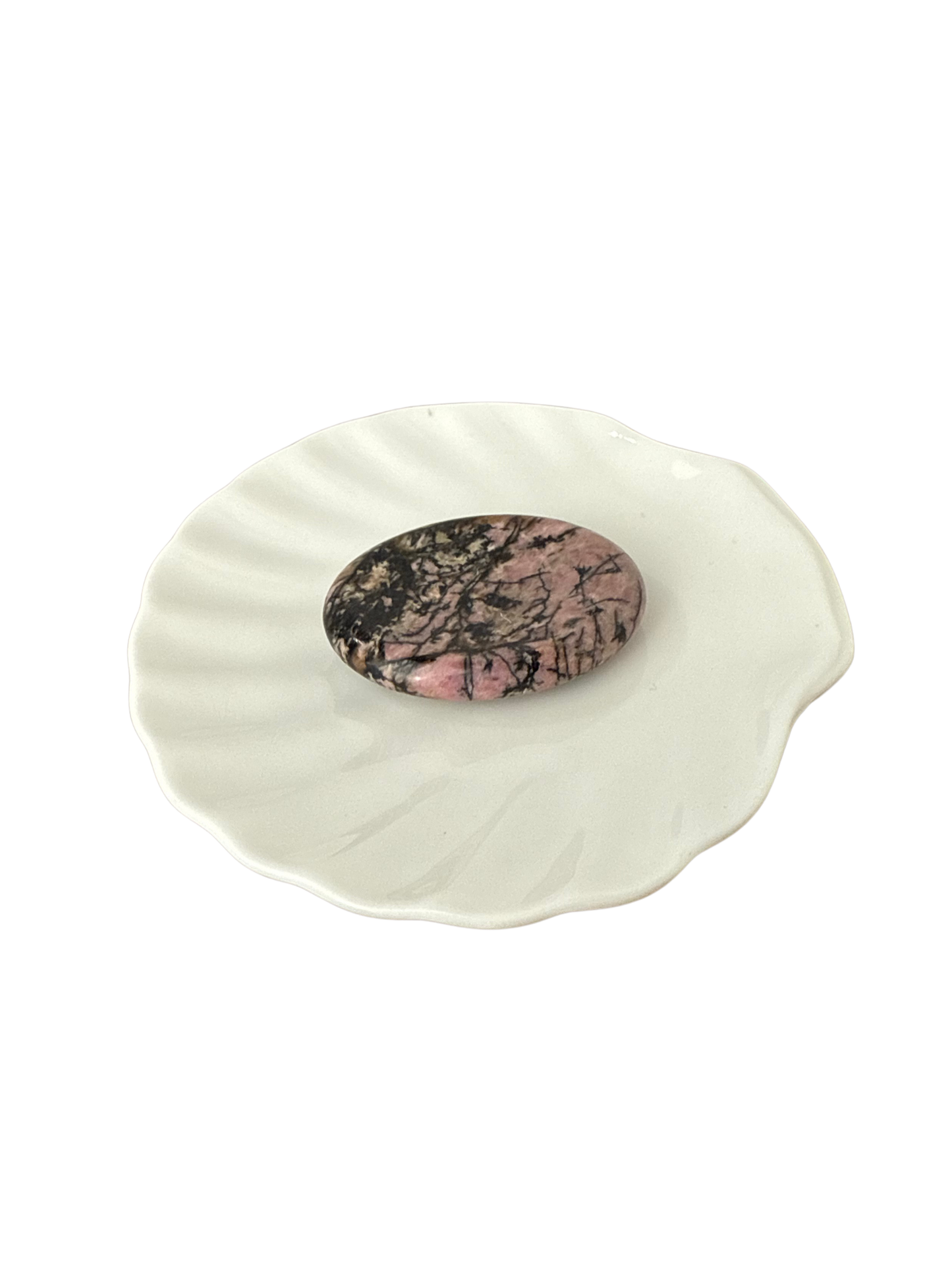 Rhodoniet duimsteen (worry stone)