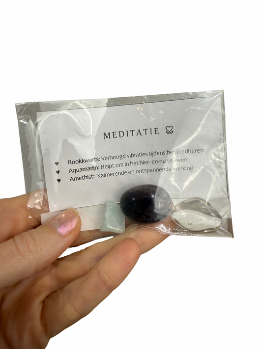 Meditatie trommelstenen set