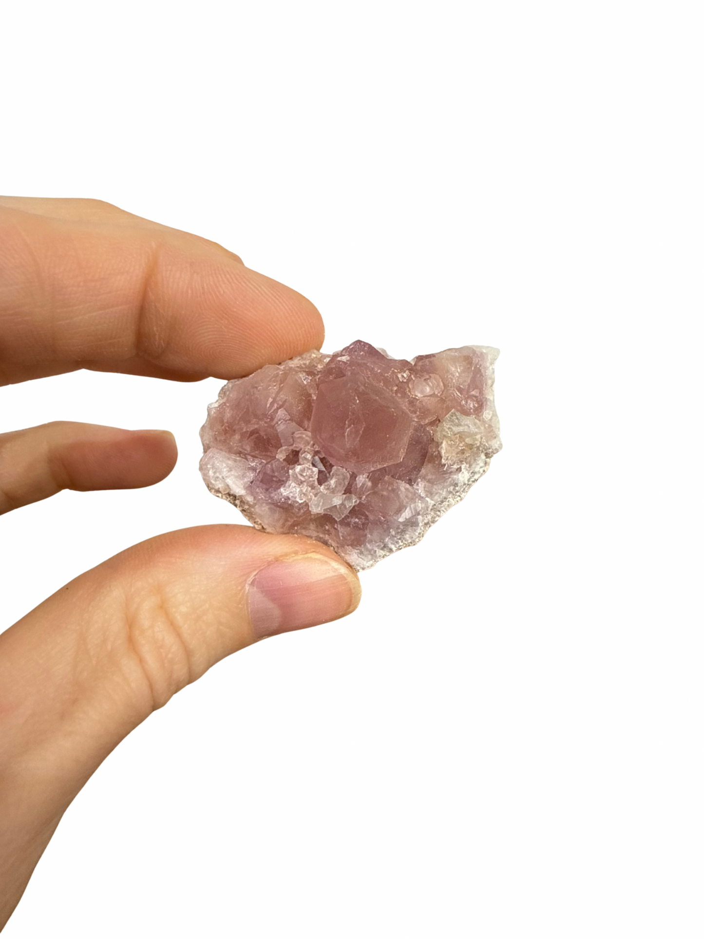Roze Amethist geode uit Patagonië 9