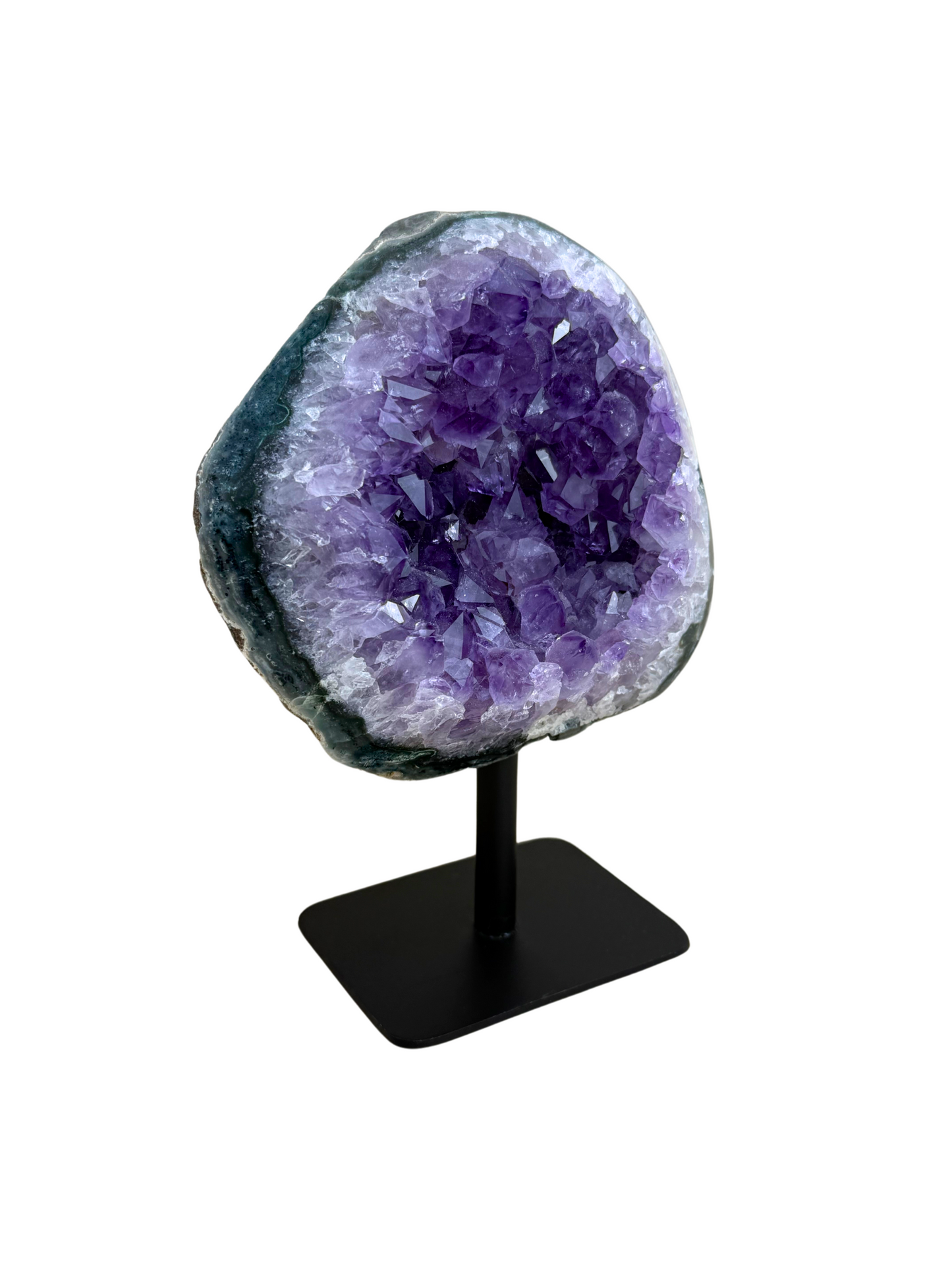 Amethist geode op standaard