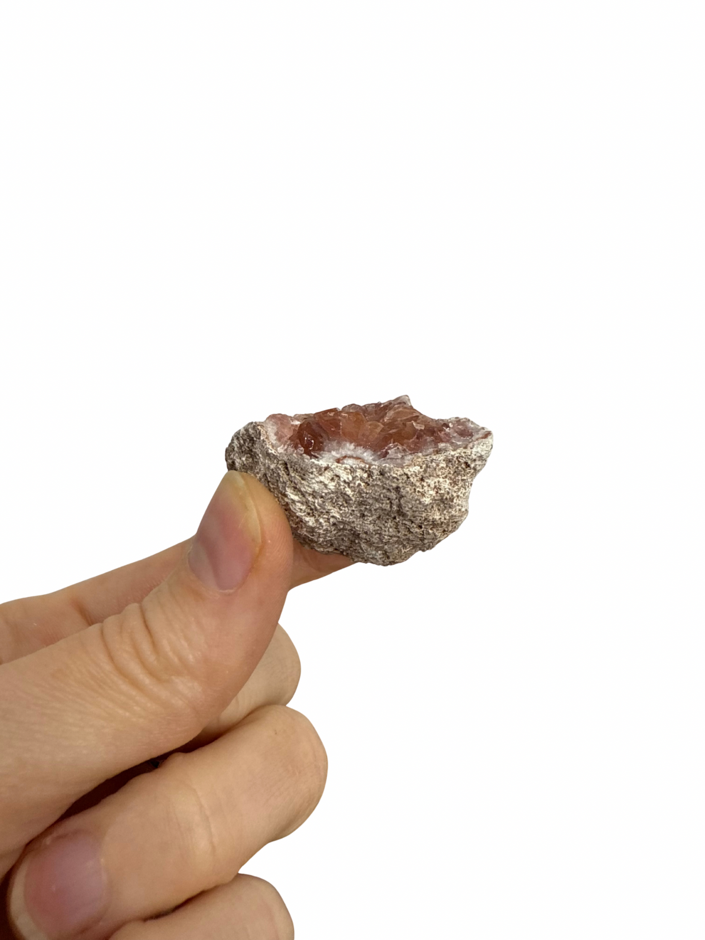 Roze Amethist geode uit Patagonië 8