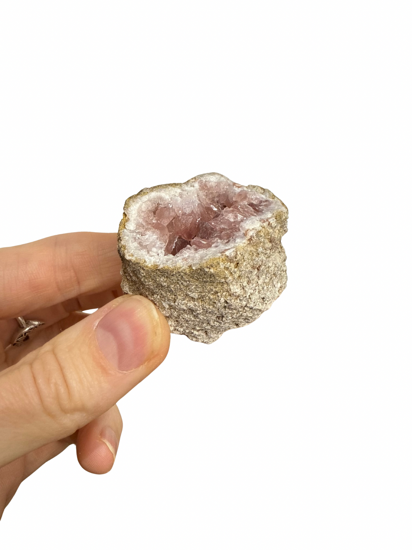 Roze Amethist geode uit Patagonië 7