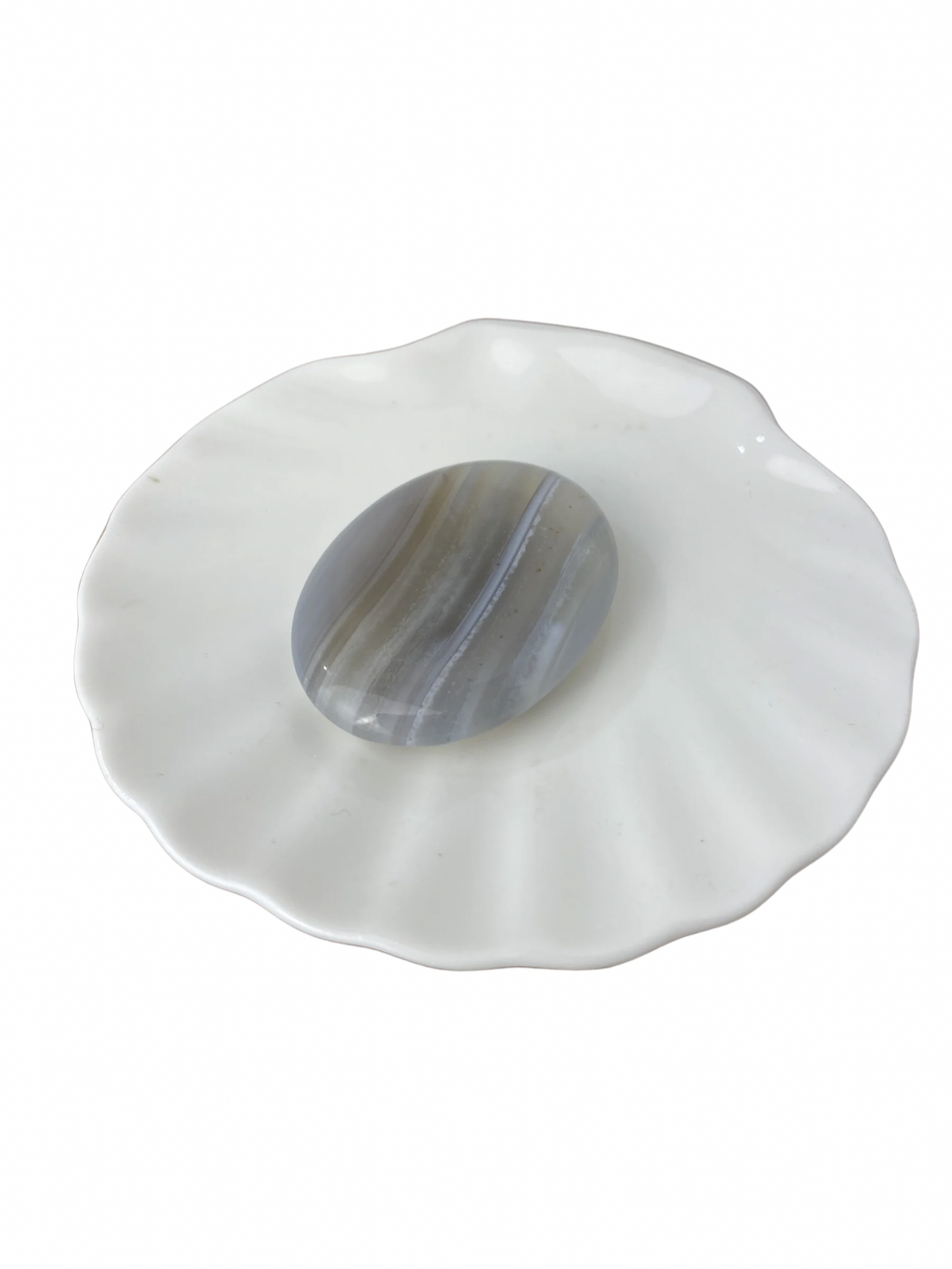 Agaat duimsteen (worry stone)
