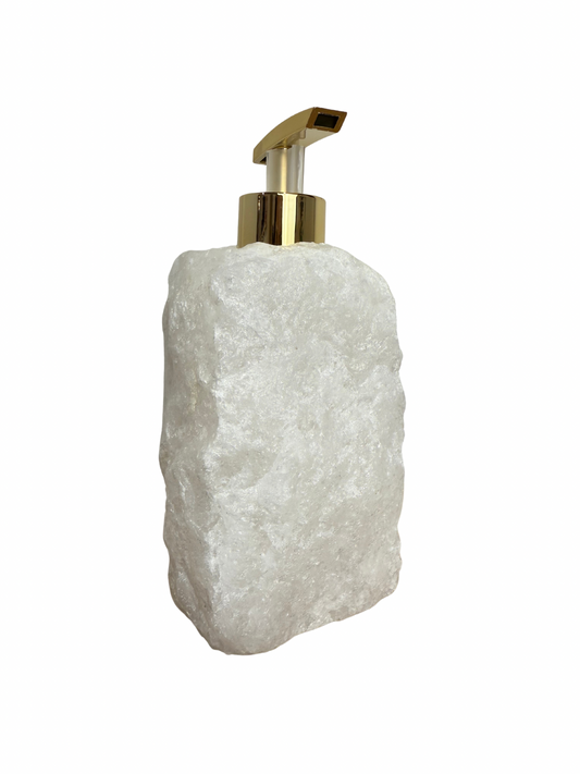 Zeeppomp van Bergkristal goud 3