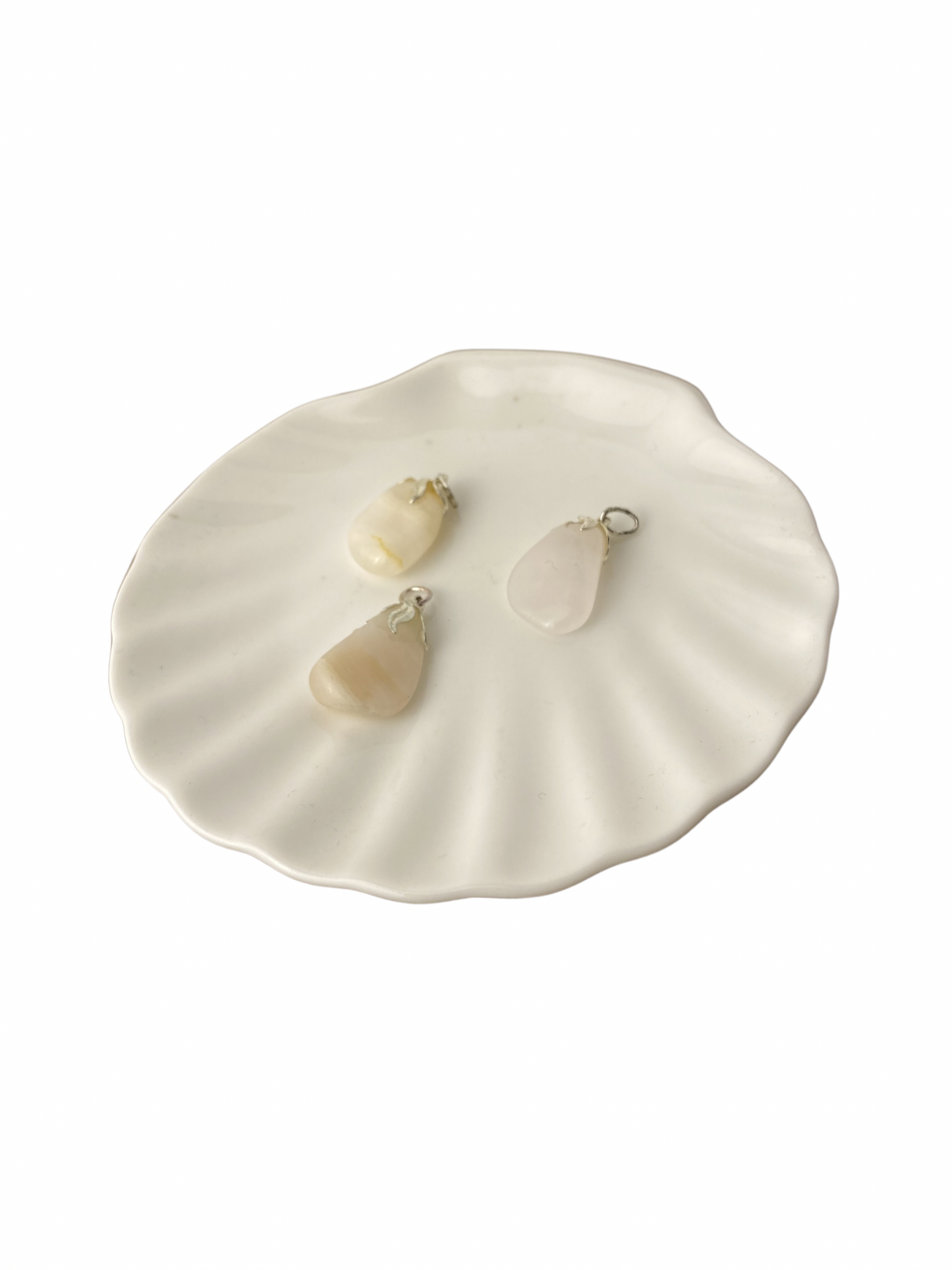 Mangano Calciet trommelsteen hanger