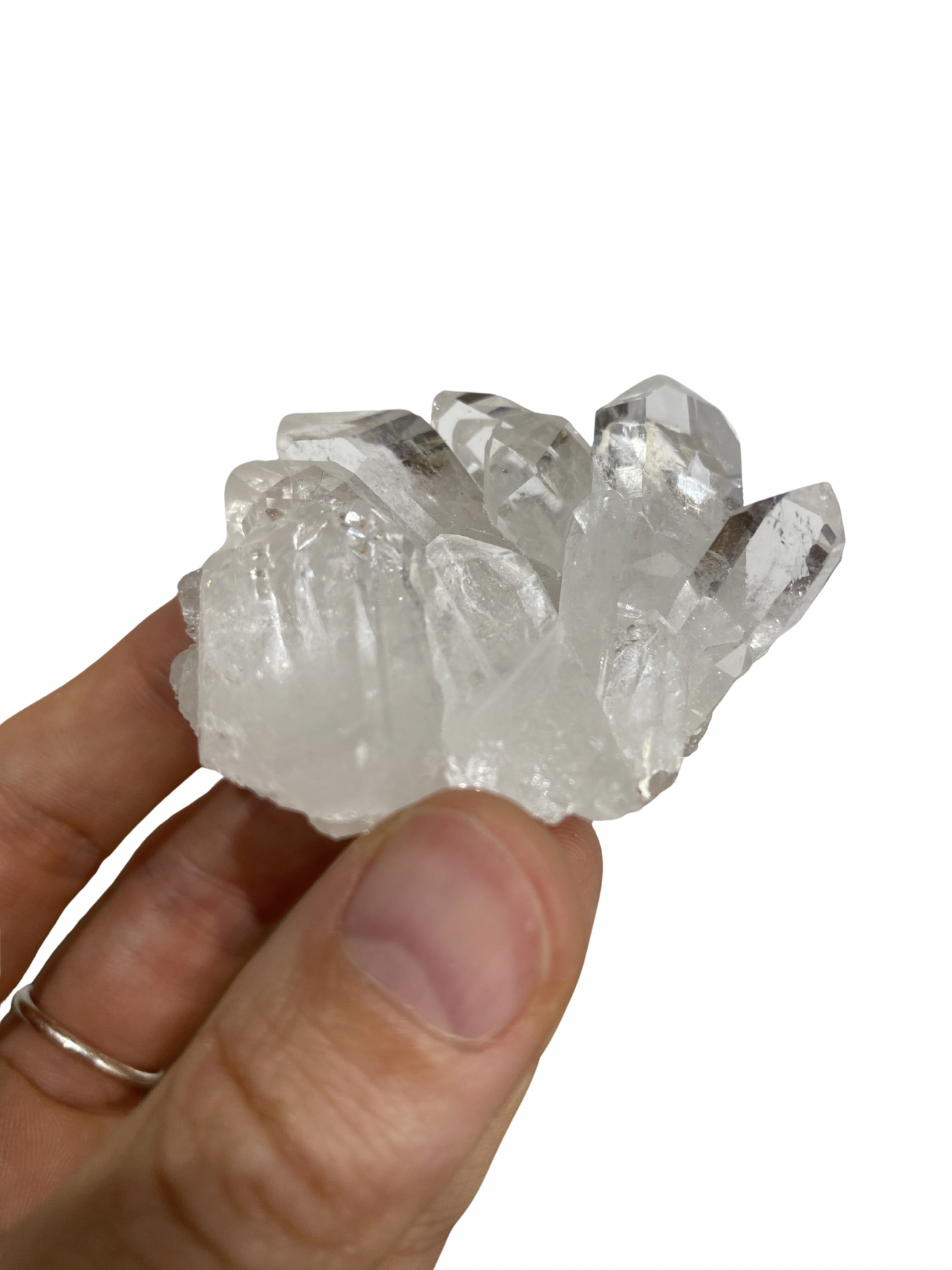 Rock crystal cluster