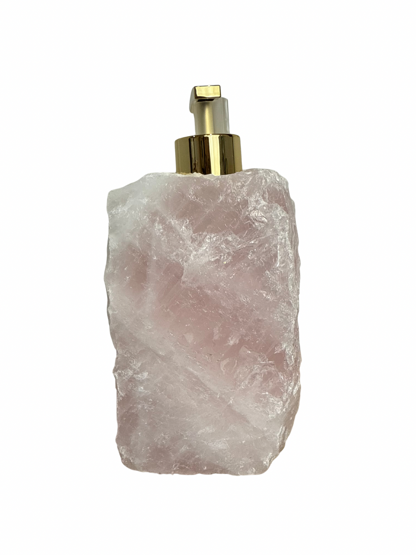 Zeeppomp van Rozenkwarts goud 2