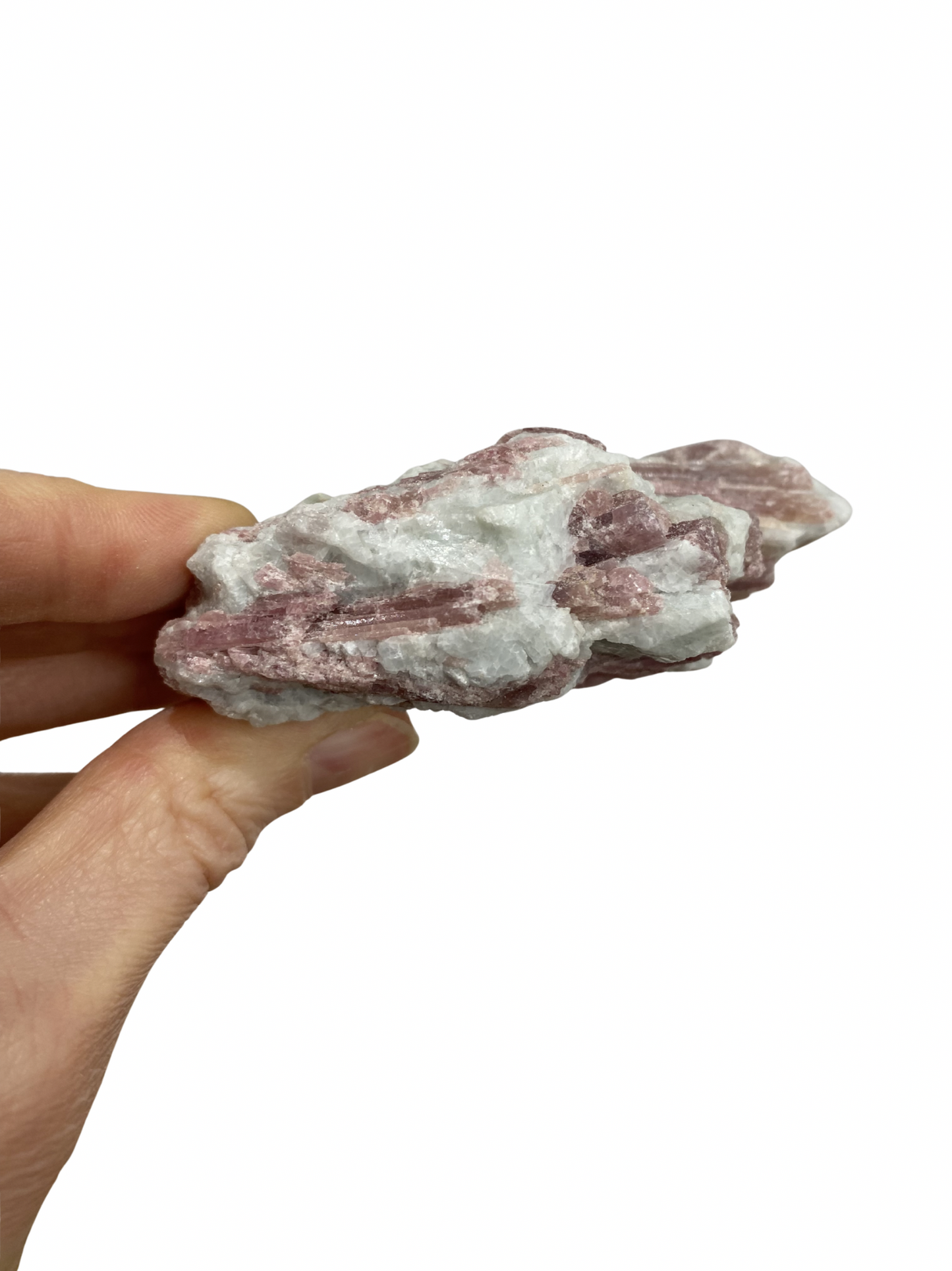 Ruwe Roze Toermalijn brok (Rubeliet) 2