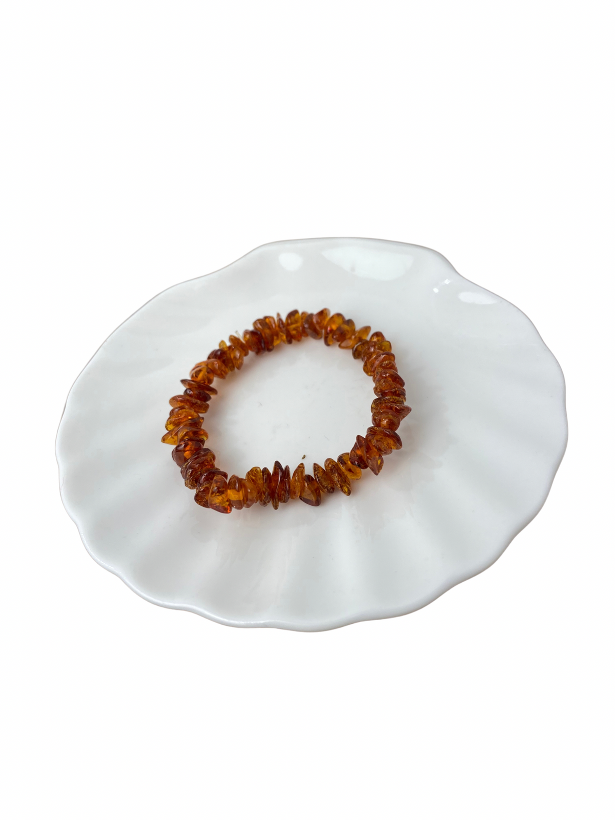 Barnsteen kinderarmband split elastiek