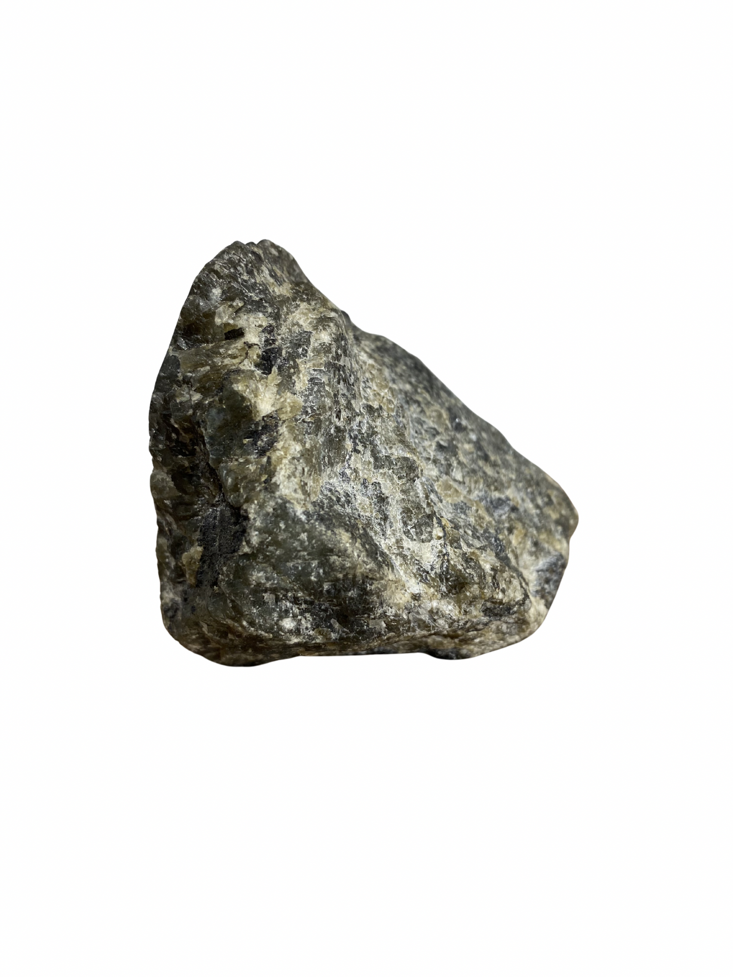 Labradoriet sculptuur half ruw