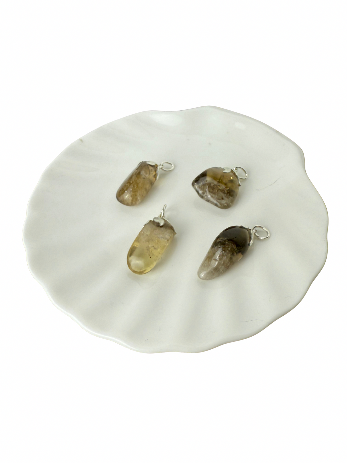 Olivia tumbled stone pendant Citrine