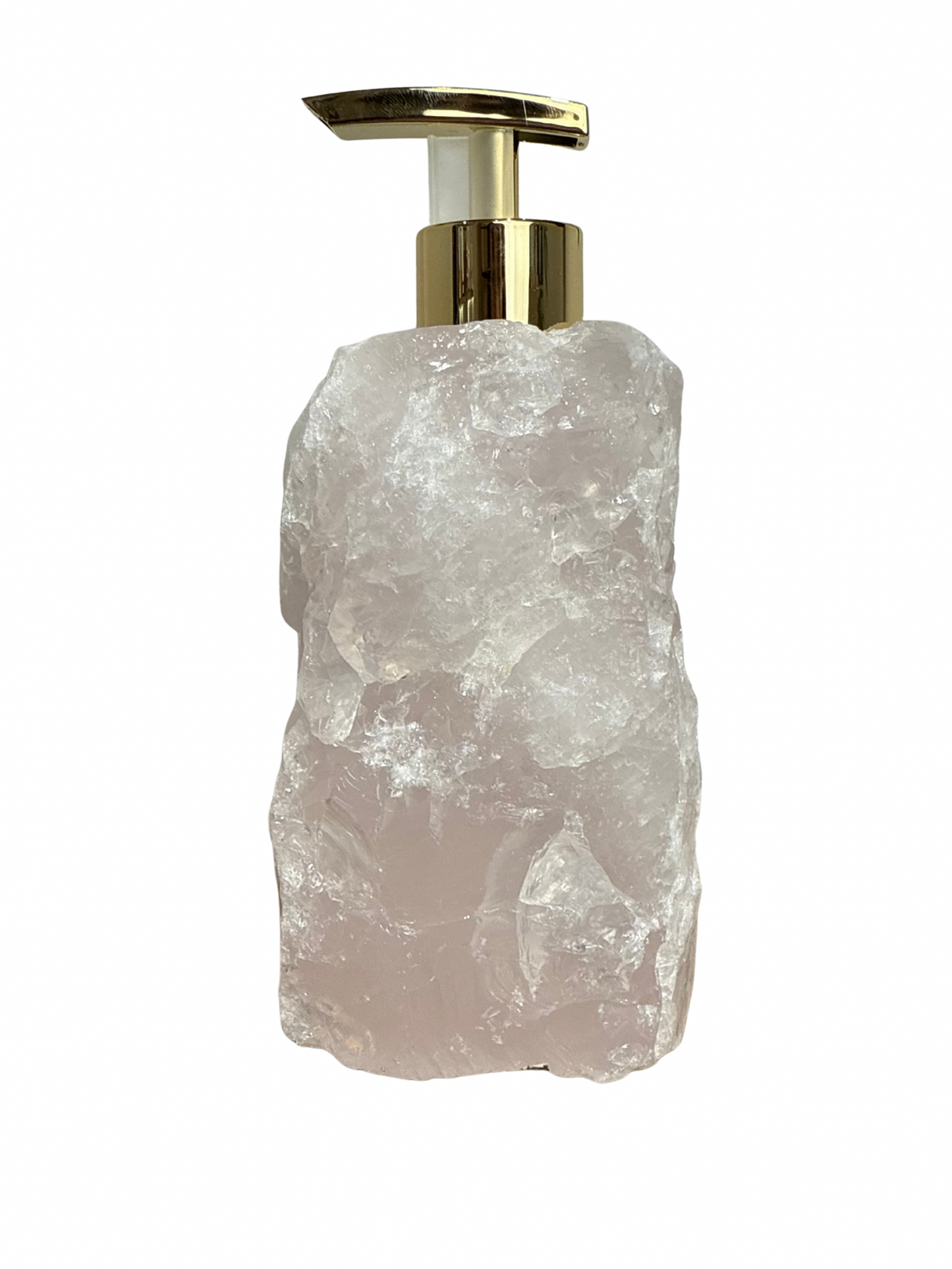 Zeeppomp van Rozenkwarts goud 5