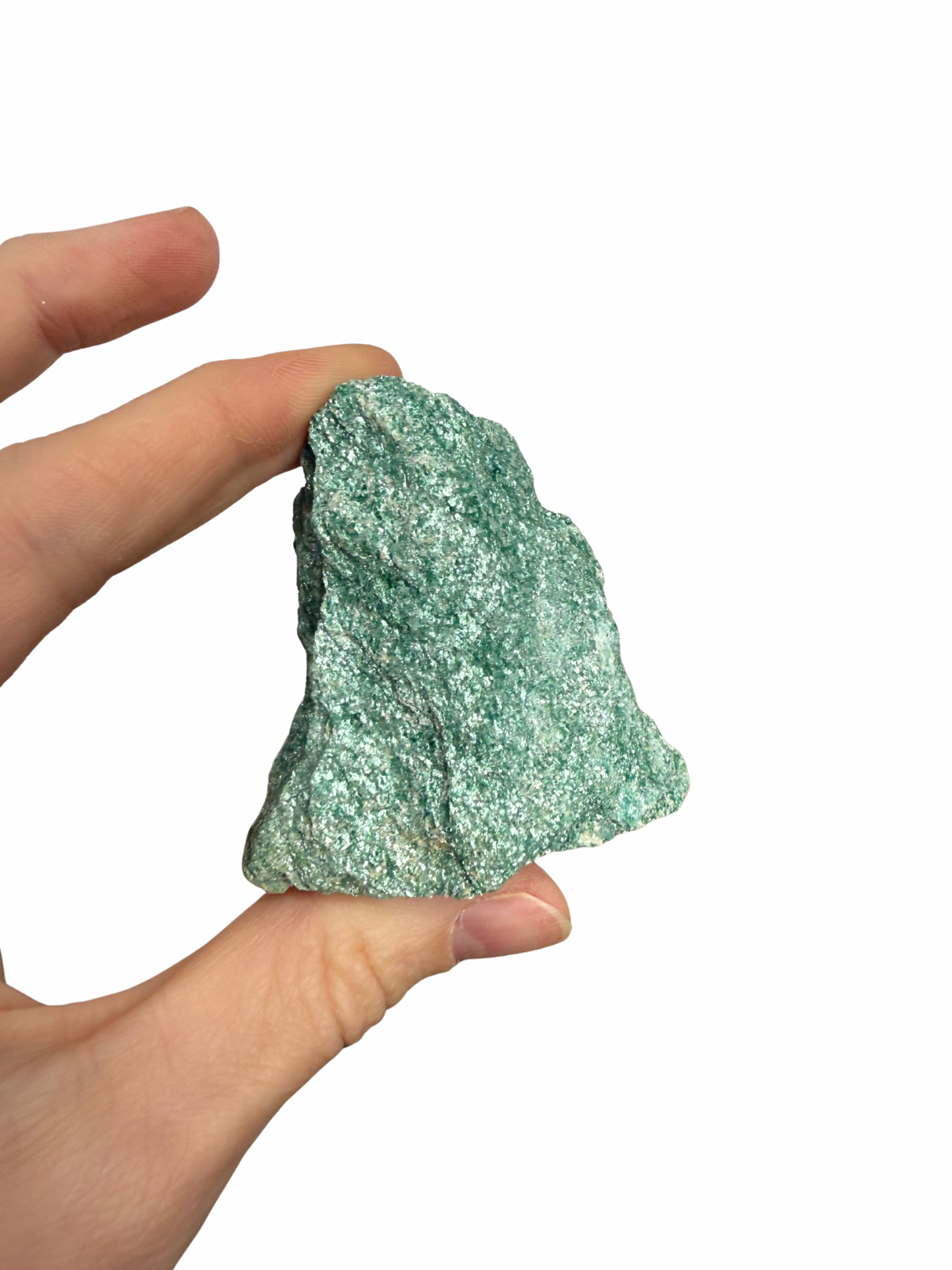 Ruwe Fuchsiet sculptuur op standvlak