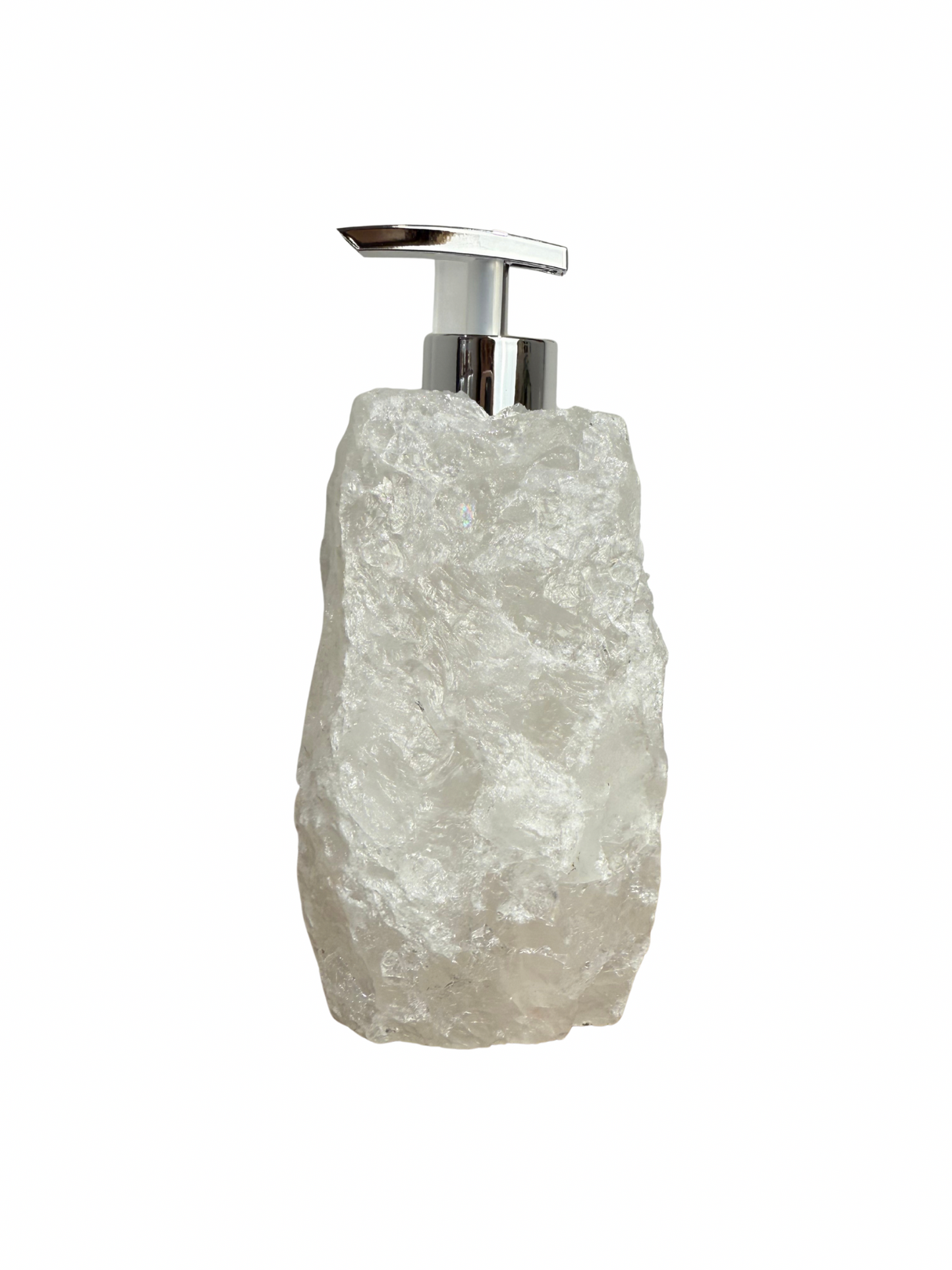 Zeeppomp van Bergkristal zilver 1