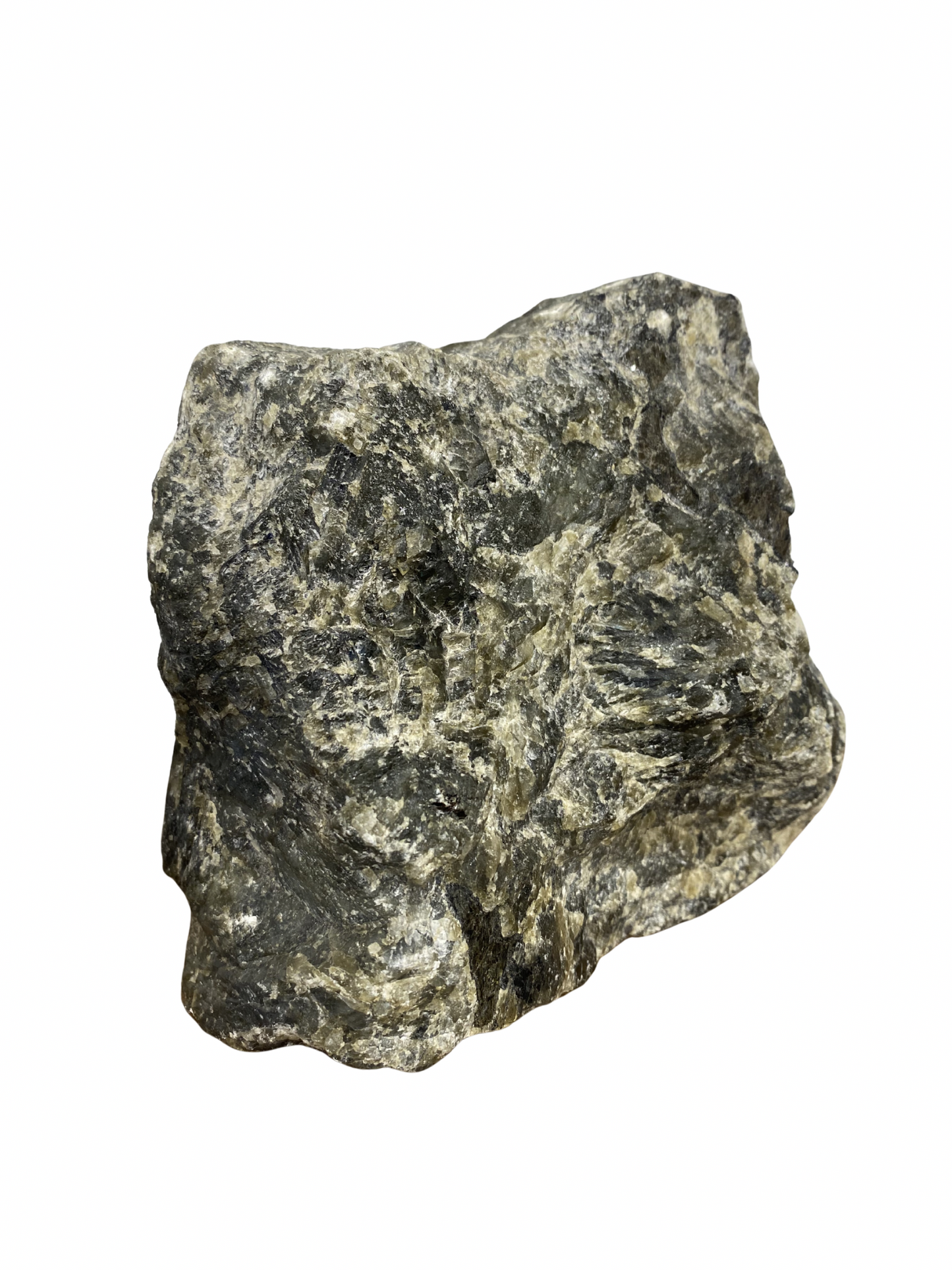 Labradoriet sculptuur half ruw