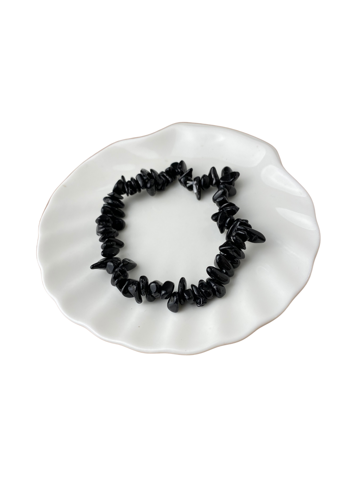 Zwarte Toermalijn armband split