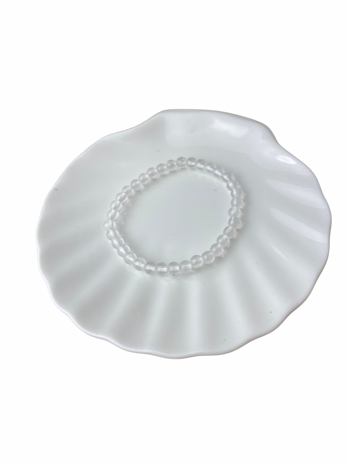 Bergkristal kinderarmband kogel 4 mm