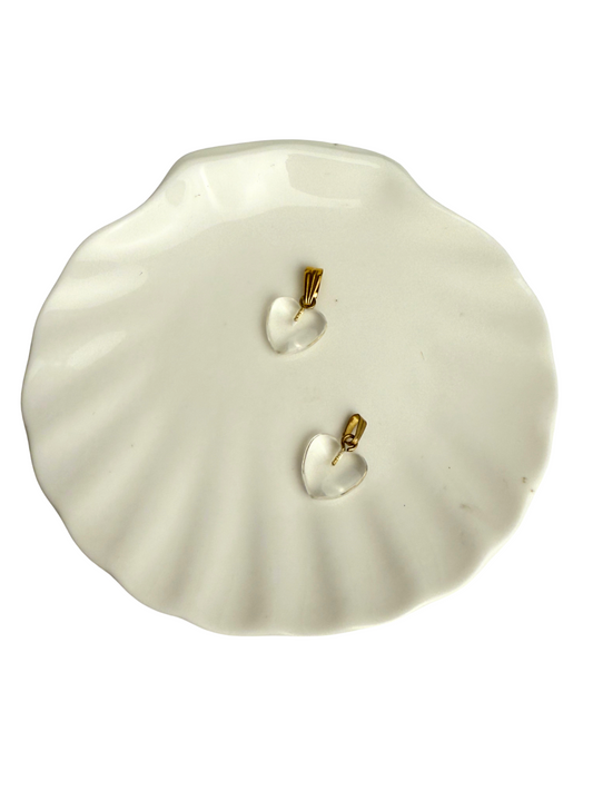 Bergkristal hart hanger