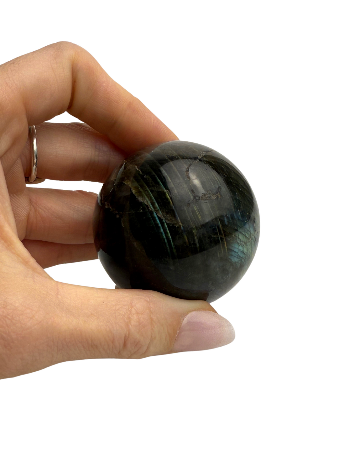 Labradorite sphere
